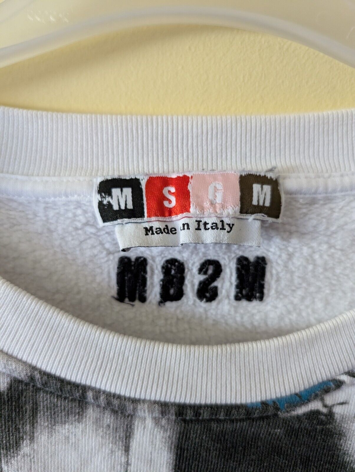 MSGM Massimo Giorgetti MSGM Art Designer Sweatshirt Size US L / EU 52-54 / 3 - 2 Thumbnail