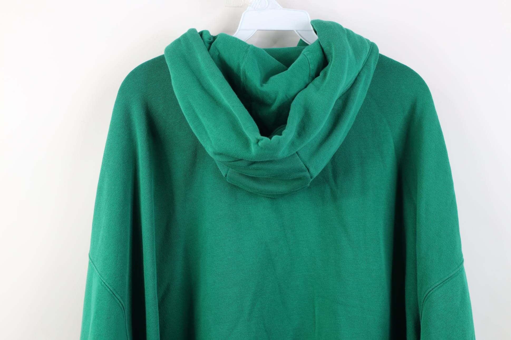 Nike Vintage Y2K Nike Center Swoosh Oversize Cropped Boxy Hoodie Size XL / US 12-14 / IT 48-50 - 14 Thumbnail