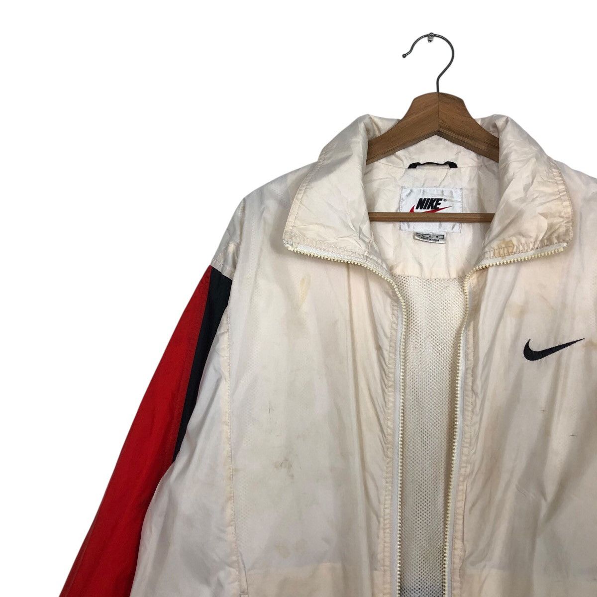 Nike 📌Vintage Anorak Zipper Jacket Nike Big Swoosh BackHit Size US M / EU 48-50 / 2 - 8 Thumbnail