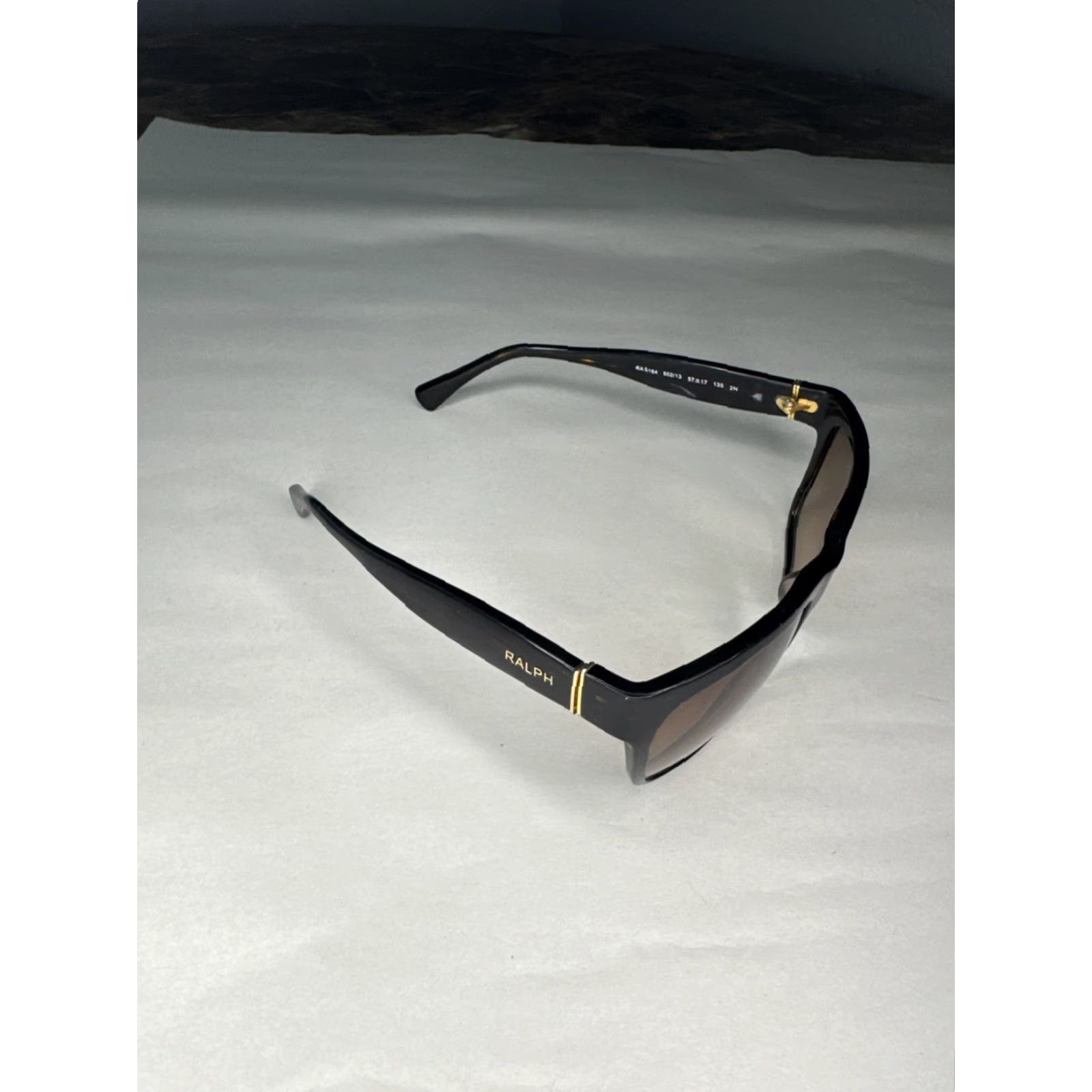 Ralph Lauren VINTAGE Ralph Lauren Sunglasses RA5164 502 13 Square Women Brown 57/17 135 Narrow Arms Size ONE SIZE - 4 Thumbnail