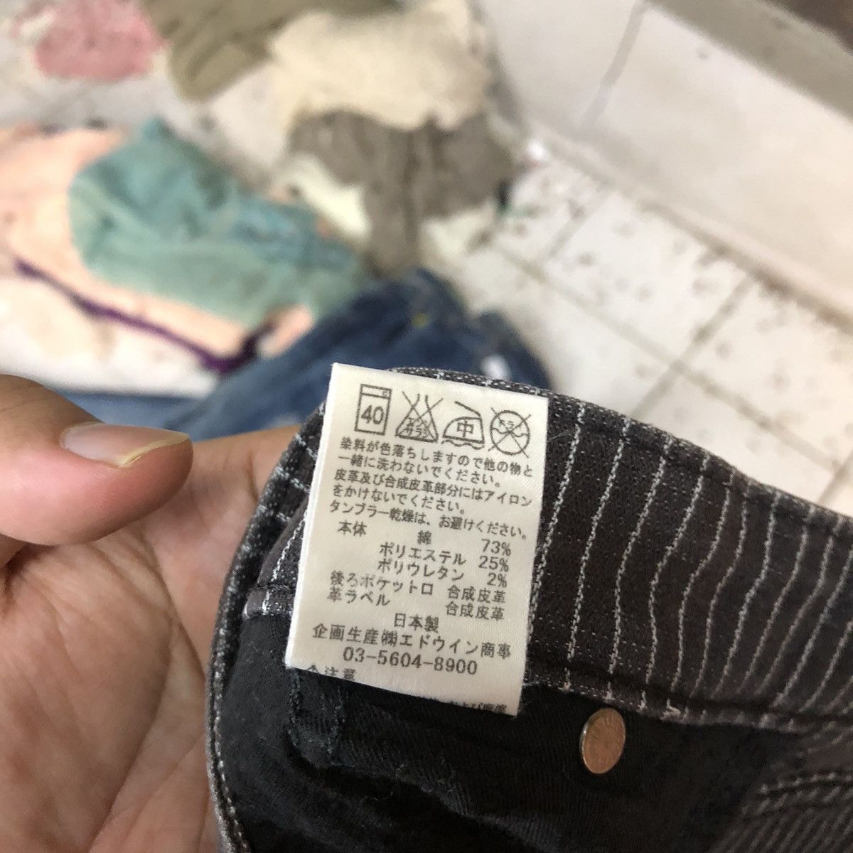 Edwin DL Edwin Black vintage japan Casual Pants #S2758DL Size US 28 / EU 44 - 20 Thumbnail