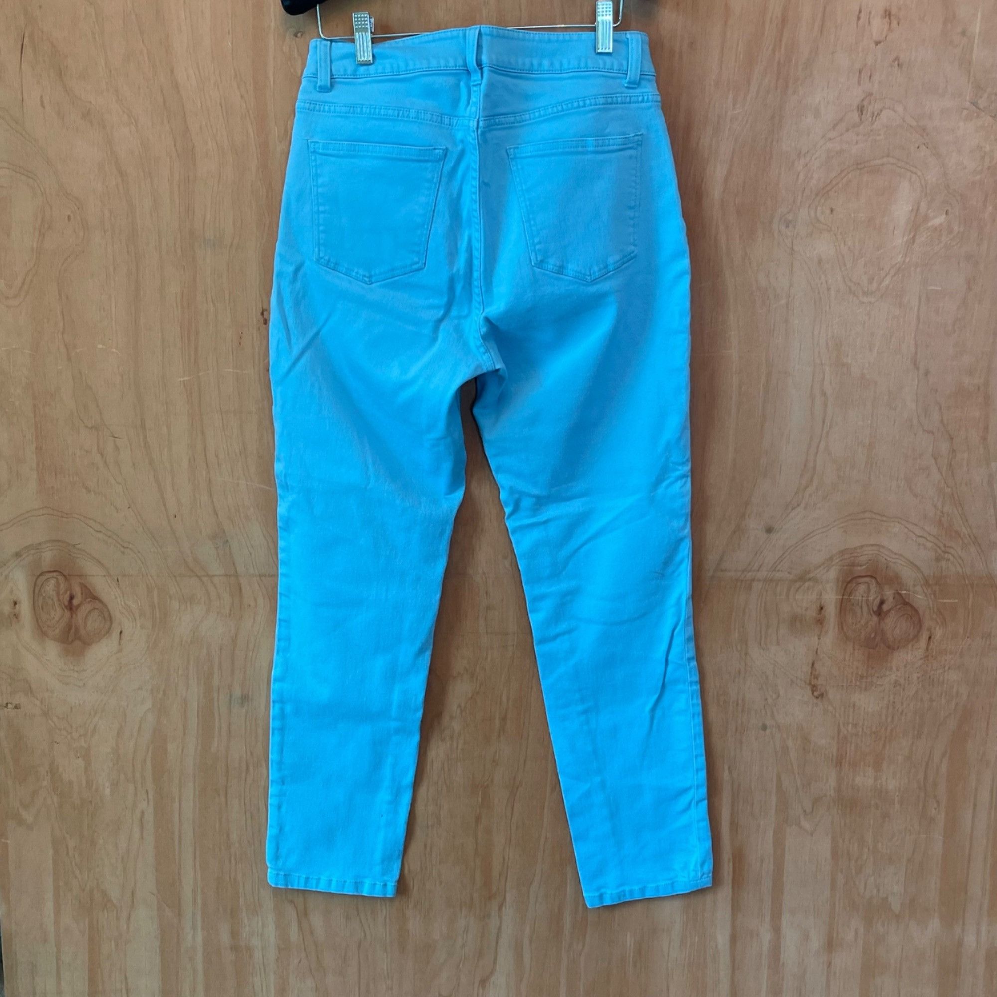 Talbots Talbots Heritage Ankle Jeans Women's 10 Turquoise Stretch Size 30" / US 8 / IT 44 - 12 Thumbnail