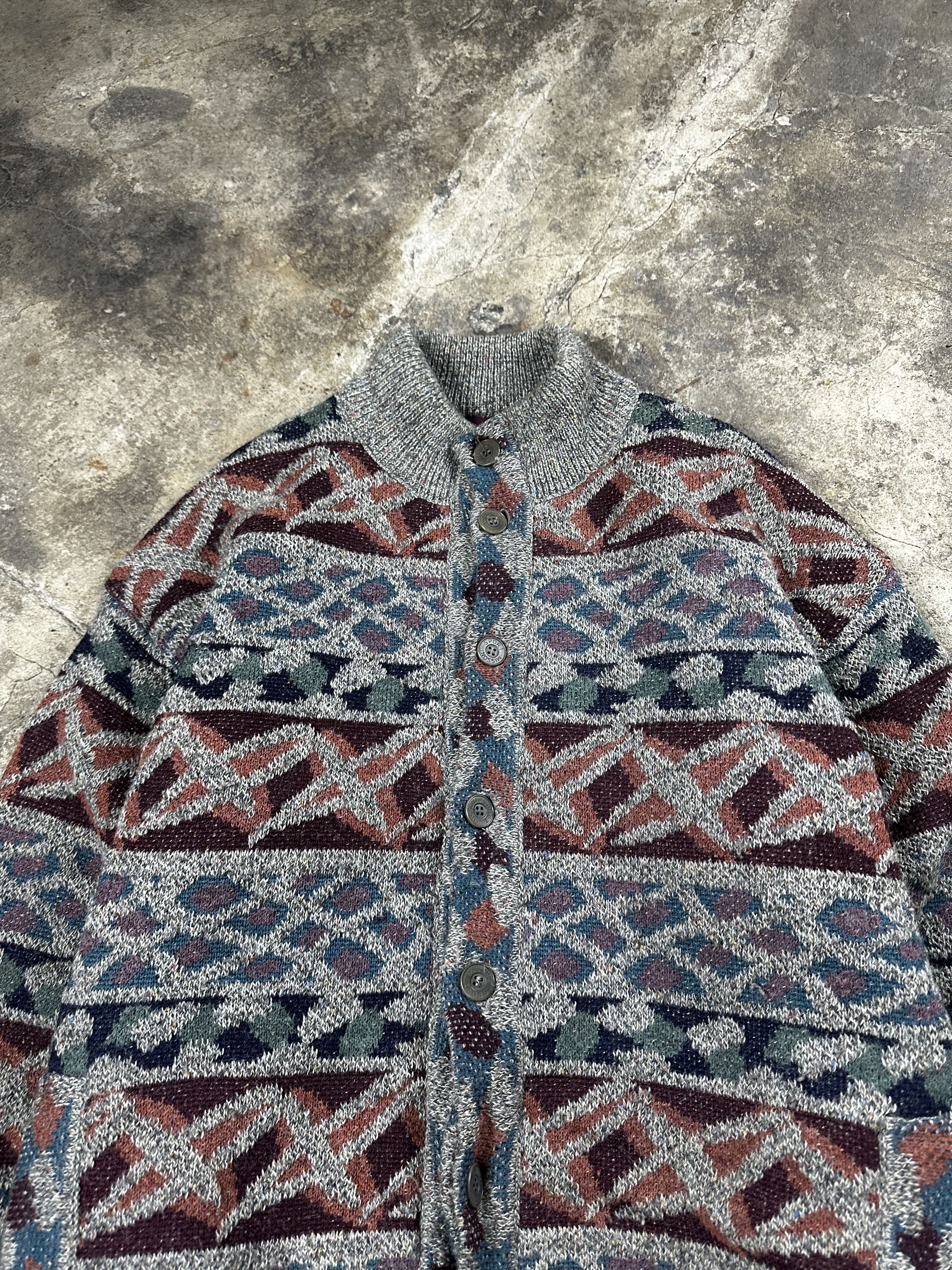 Missoni 80s Missoni Reversible Cardigan Quilted Jacket Vintage Size US L / EU 52-54 / 3 - 3 Thumbnail