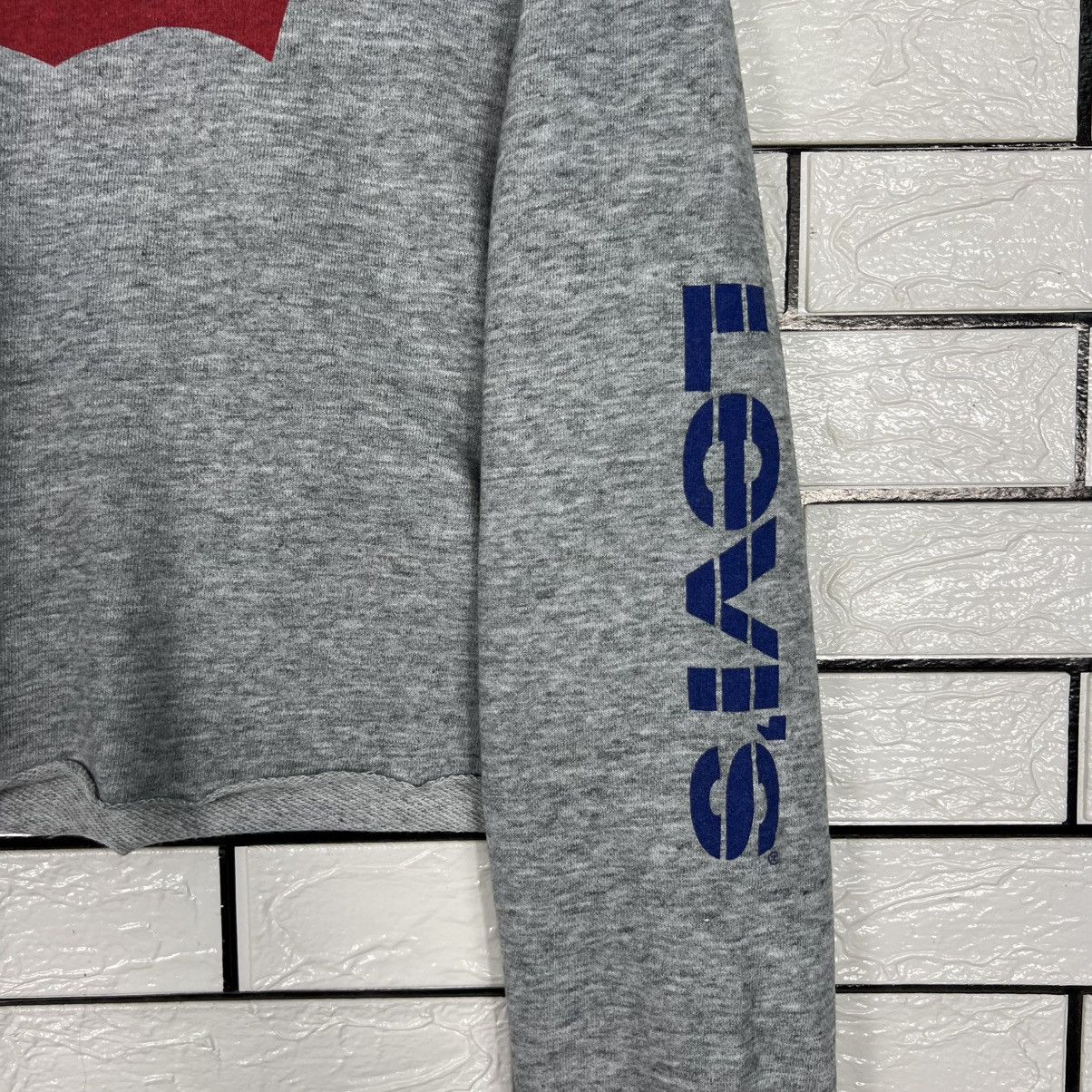 Levi's LEVIS Big Logo Cropped Sweater #4295-C195 Size M / US 6-8 / IT 42-44 - 10 Thumbnail