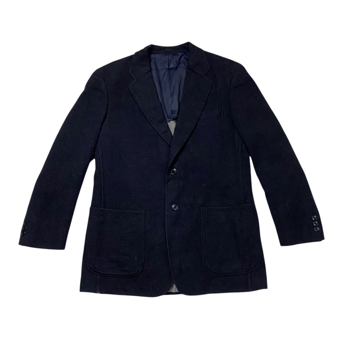 Lanvin Vintage Lanvin Classique black Wool Blazer Coats Jacket Size US L / EU 52-54 / 3 - 1 Thumbnail
