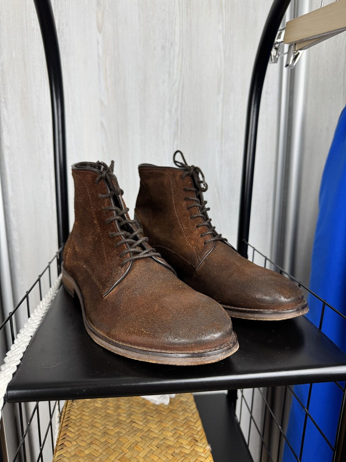 H By Hudson Hudson Dip Dye brown lace up smyth boots Size US 12 / EU 45 - 4 Thumbnail