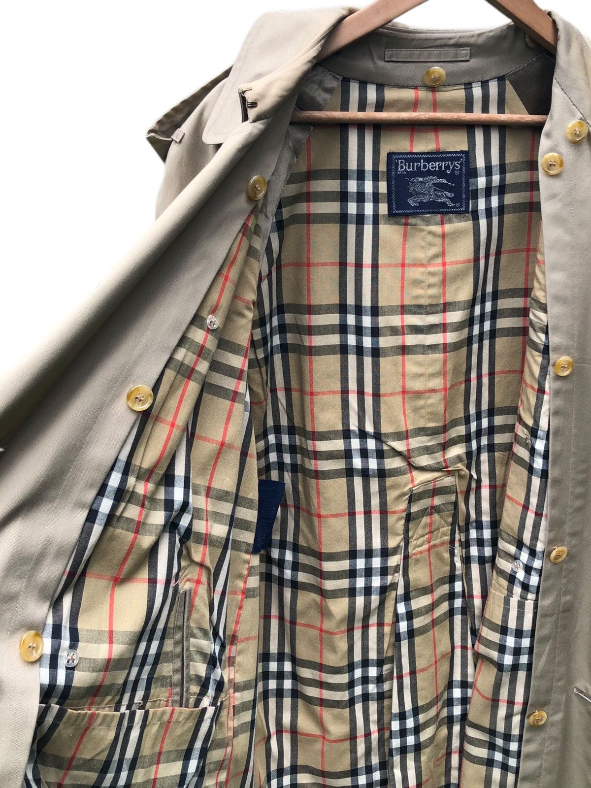 Burberry Vintage Burberry Trench Coat Size US L / EU 52-54 / 3 - 8 Thumbnail