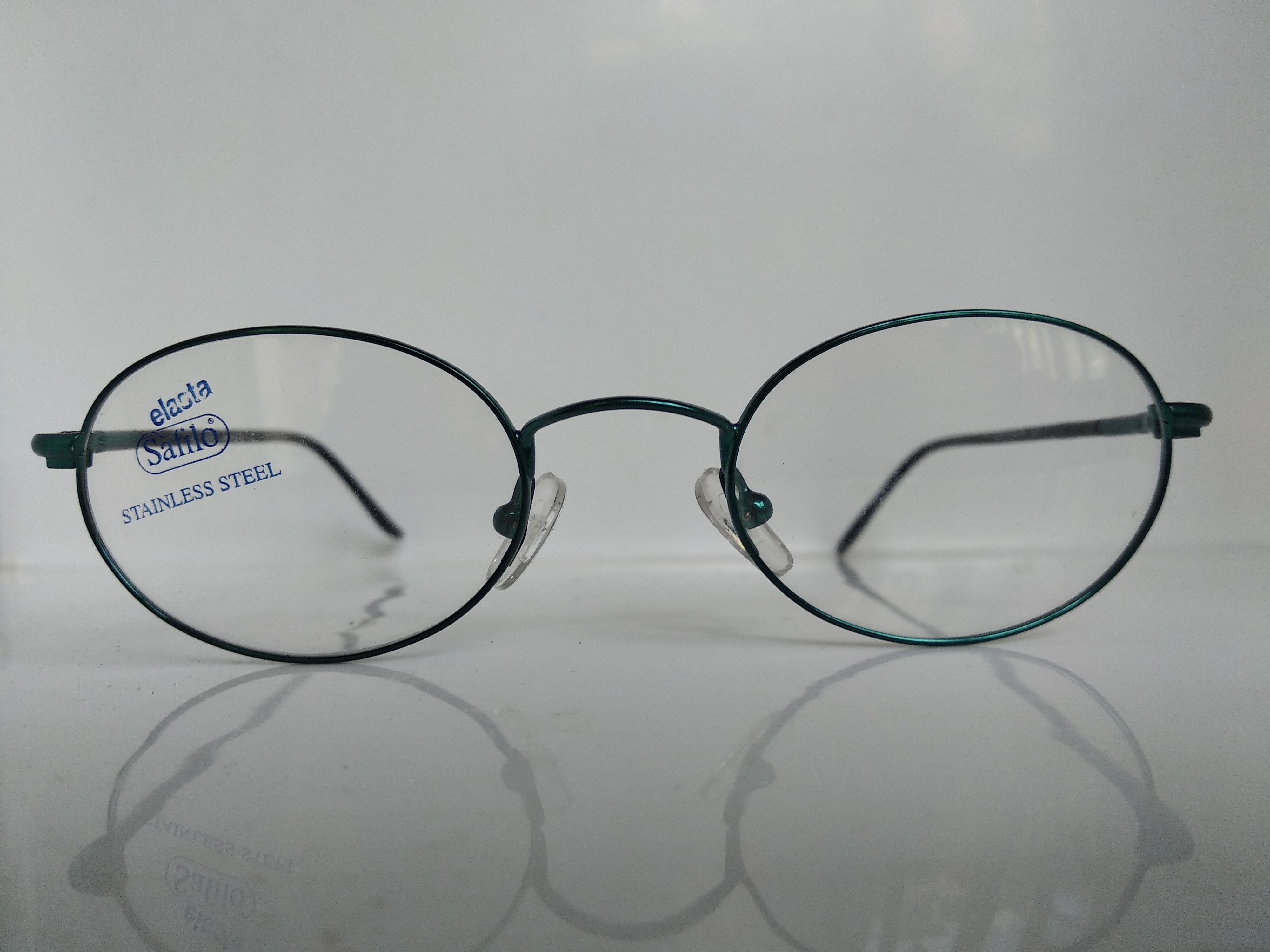 Safilo TEAM 3901 Oval Green Blue Eyeglasses Frame Italy
