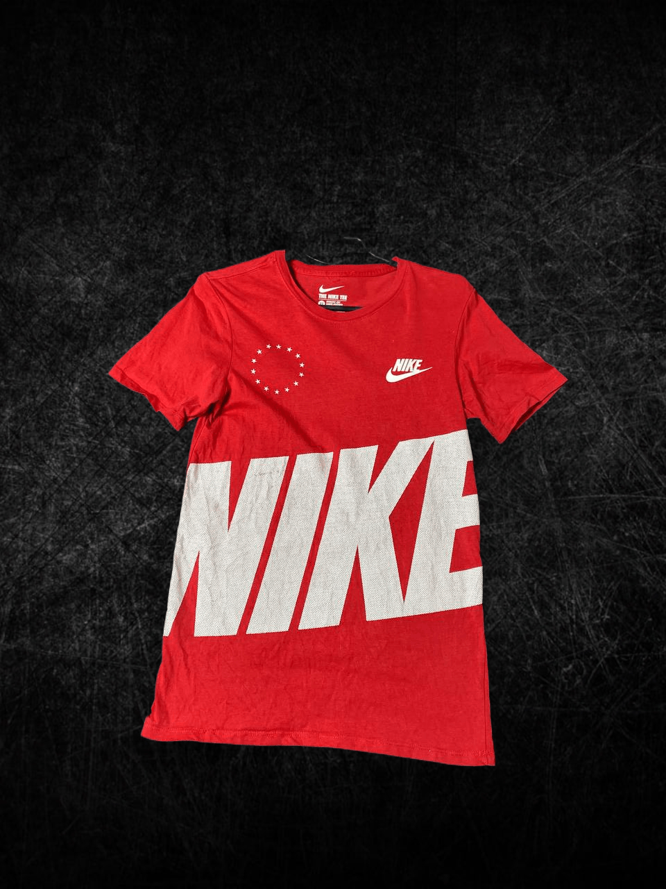 Nike Big Print Vintage Red T-Shirt Nike Y2K Streetwear Size US XS / EU 42 / 0 - 1 Thumbnail