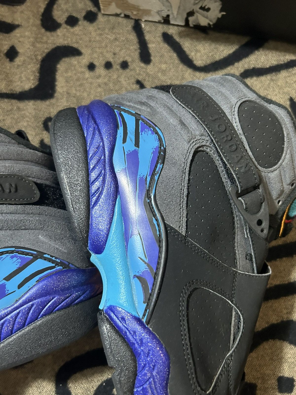 Jordan Brand × Nike 2015 Aqua Air Jordan Viii 8 Size US 11.5 / EU 44-45 - 8 Thumbnail