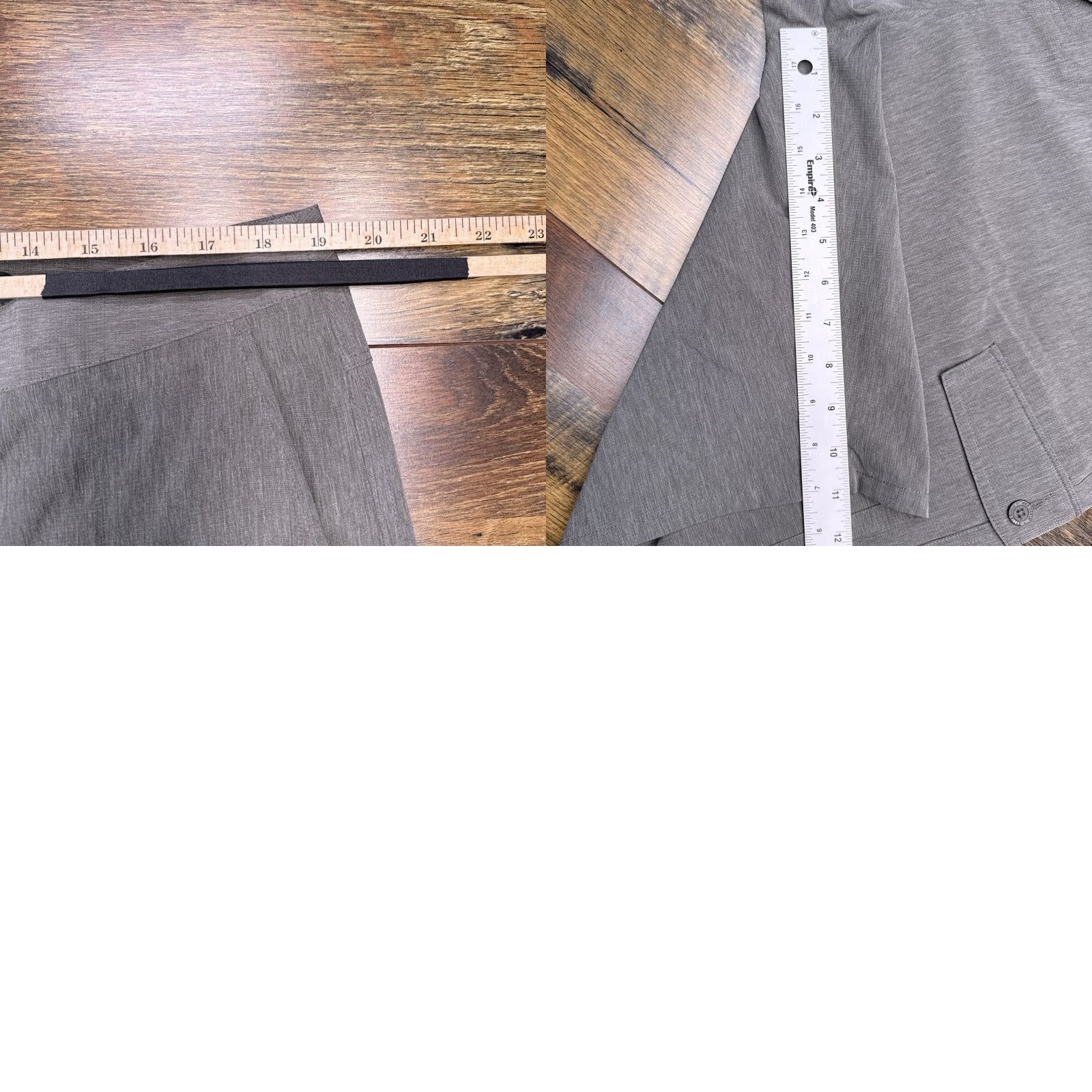 BKE BKE Cargo Shorts Mens 28W Gray Regular Stretch Size US 38 / EU 54 - 8 Thumbnail
