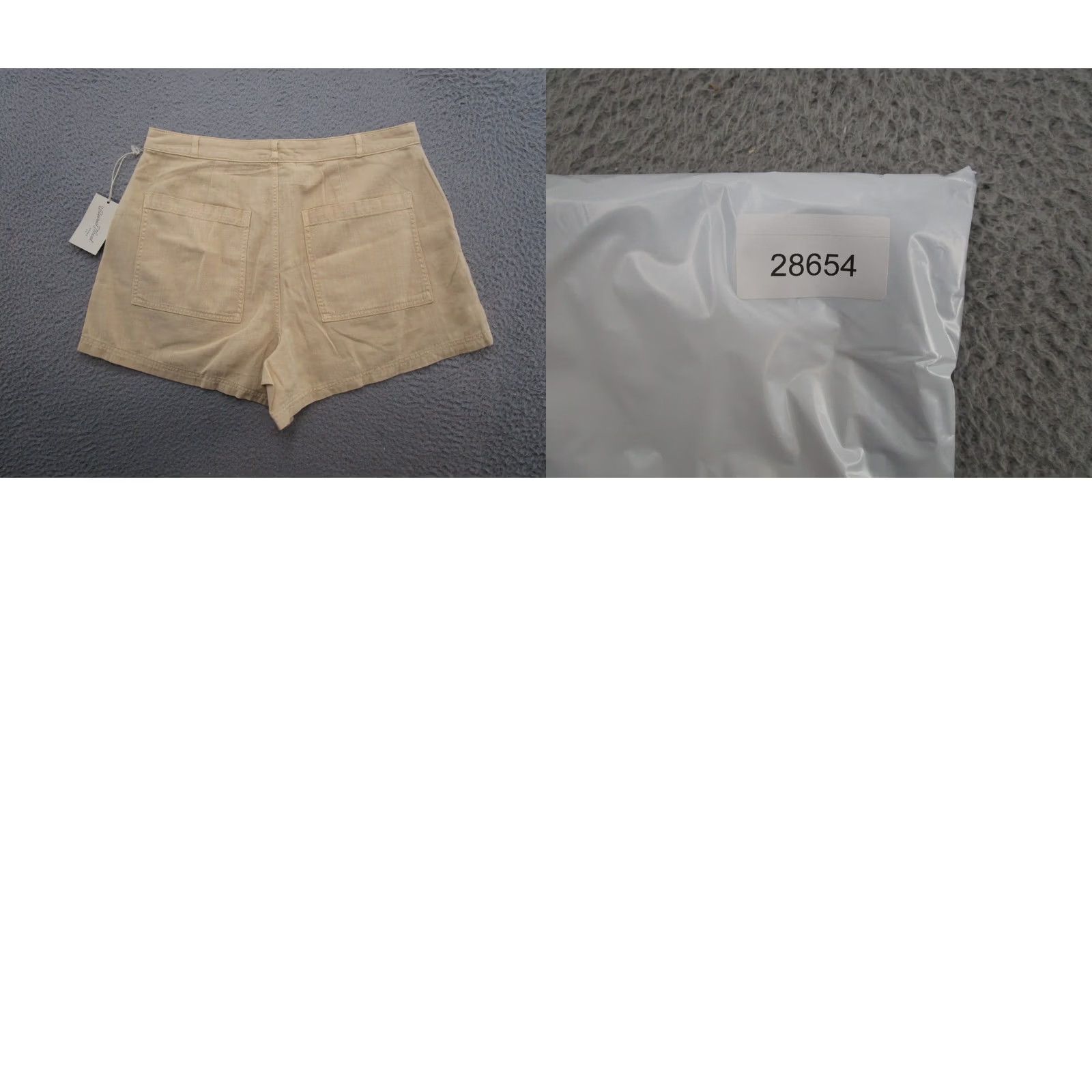Vintage VINTAGE Universal Thread Shorts Beige High Rise Mom Size 12 Cotton Outdoor Hiking 5-Pocket Women Boys? Size 34" / US 12 / IT 48 - 8 Thumbnail