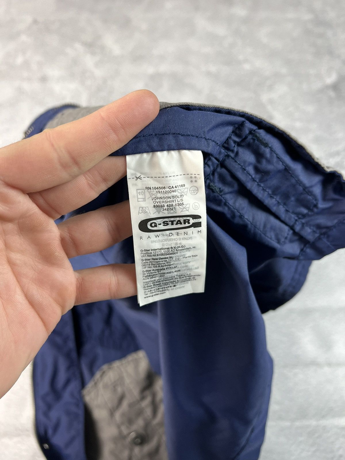G-Star G star raw Johnson solid overshirt L/S jacket Size US M / EU 48-50 / 2 - 10 Thumbnail