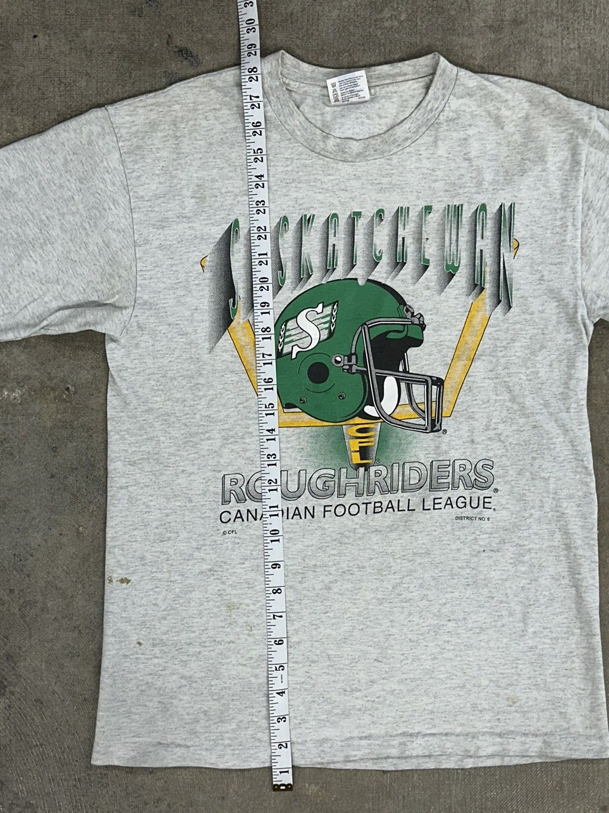 NFL × Vintage Vintage 90s CFL Saskatchewan Rough Riders T-Shirt Size US M / EU 48-50 / 2 - 12 Thumbnail