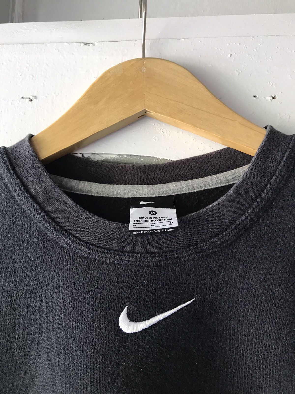Nike 00's Nike Center Swoosh Sweatshirt Size US L / EU 52-54 / 3 - 4 Thumbnail