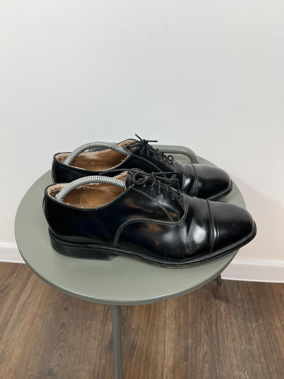 Other James Mark Black Leather Cap Toe Oxford Shoes Men US 10 Size US 10 / EU 43 - 6 Thumbnail
