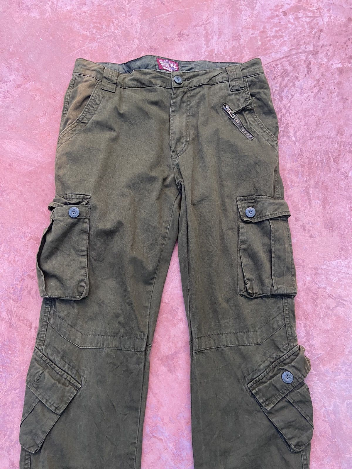 If Six Was Nine 🔥 Matchstick cargo pants #130 Size US 36 / EU 52 - 2 Thumbnail
