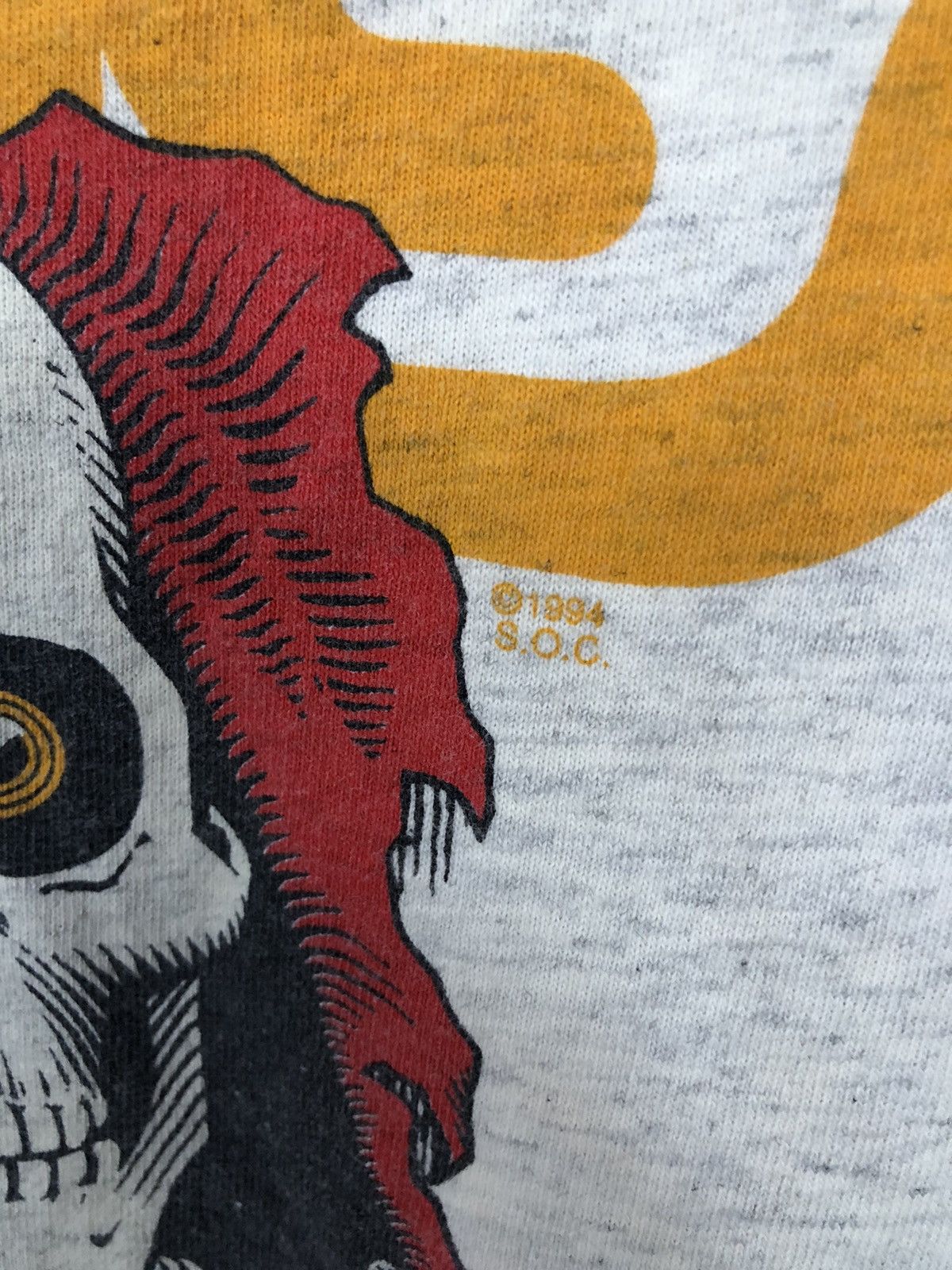 Powell Peralta Thrashed Vintage 90’s Powell Peralta Bones Shirt Tee Rare Size US M / EU 48-50 / 2 - 15 Thumbnail