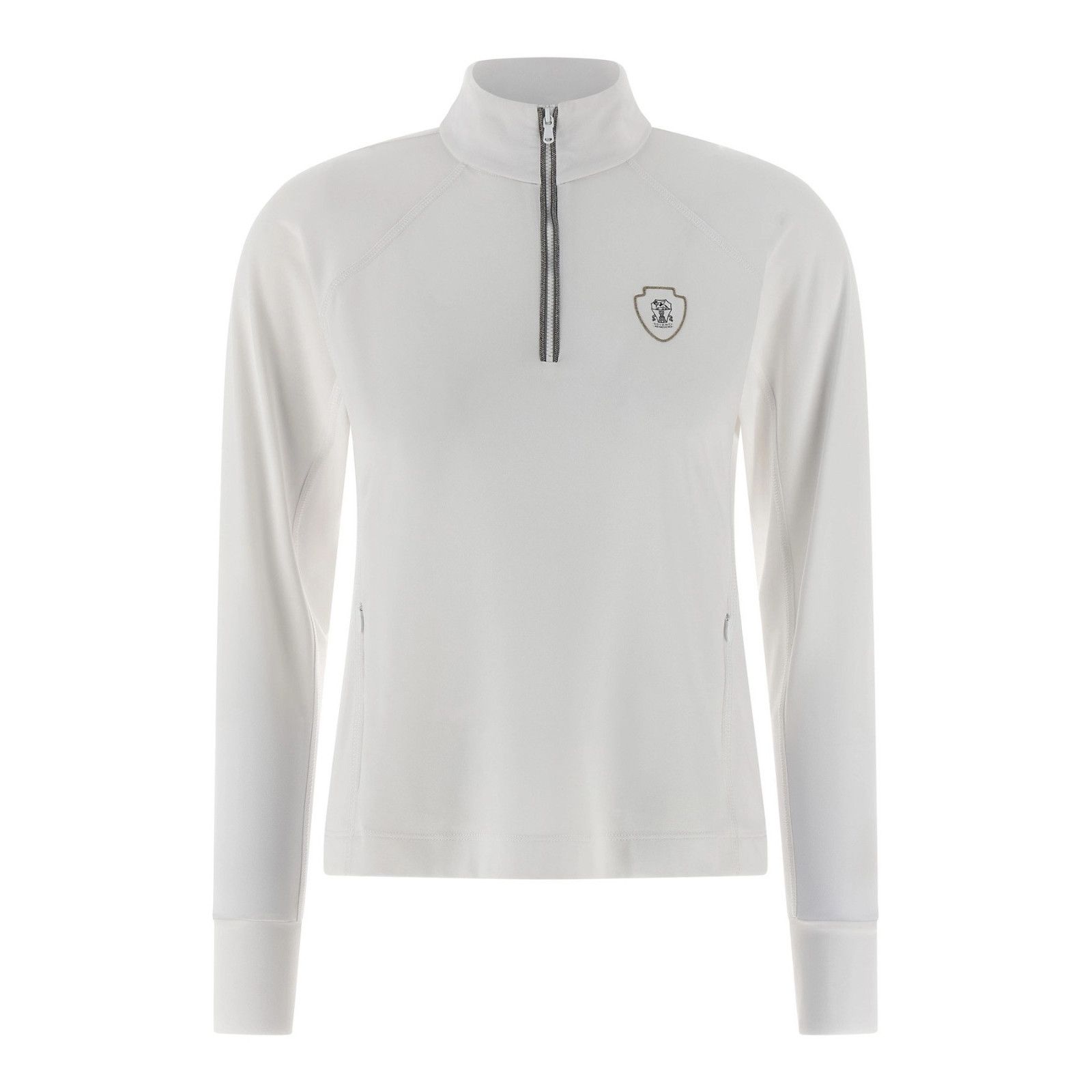 BRUNELLO CUCINELLI $1560 White Sweatshirt New & Authentic (W
