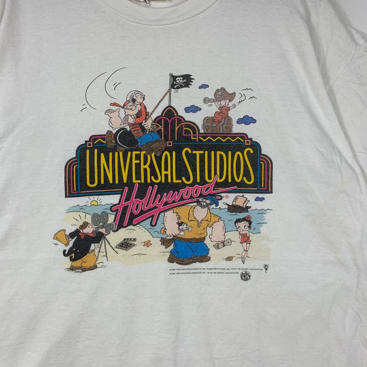 Vintage Vintage 1996 POPEYE THE SAILOR MAN Universal Studios Tee Size US L / EU 52-54 / 3 - 4 Thumbnail