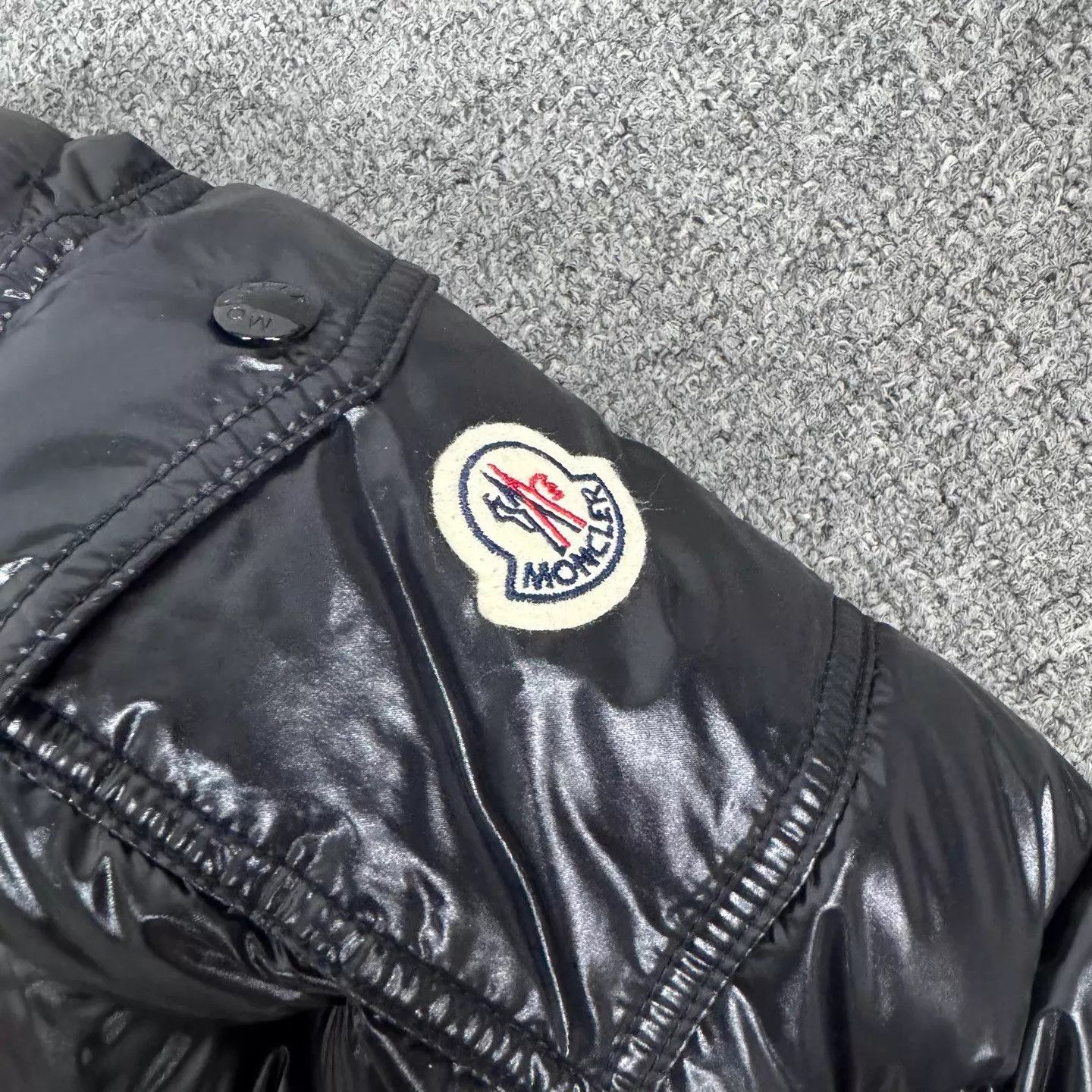 Moncler Moncler Maya Black Shiny Down Jacket Size 2 99 New Size US M / EU 48-50 / 2 - 4 Thumbnail