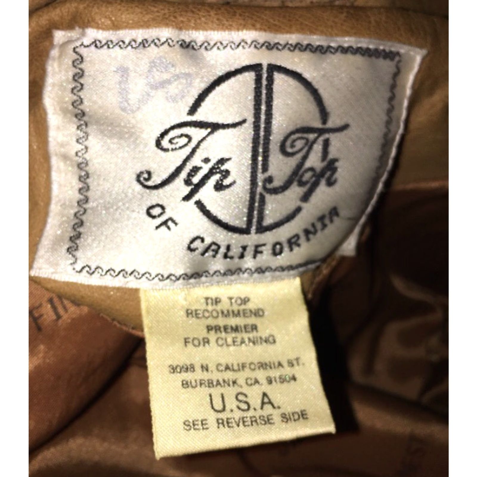 Vintage Tip Top Of California Leather Jacket Women L Brown Jacket Vintage No USA Size L / US 10 / IT 46 - 6 Thumbnail