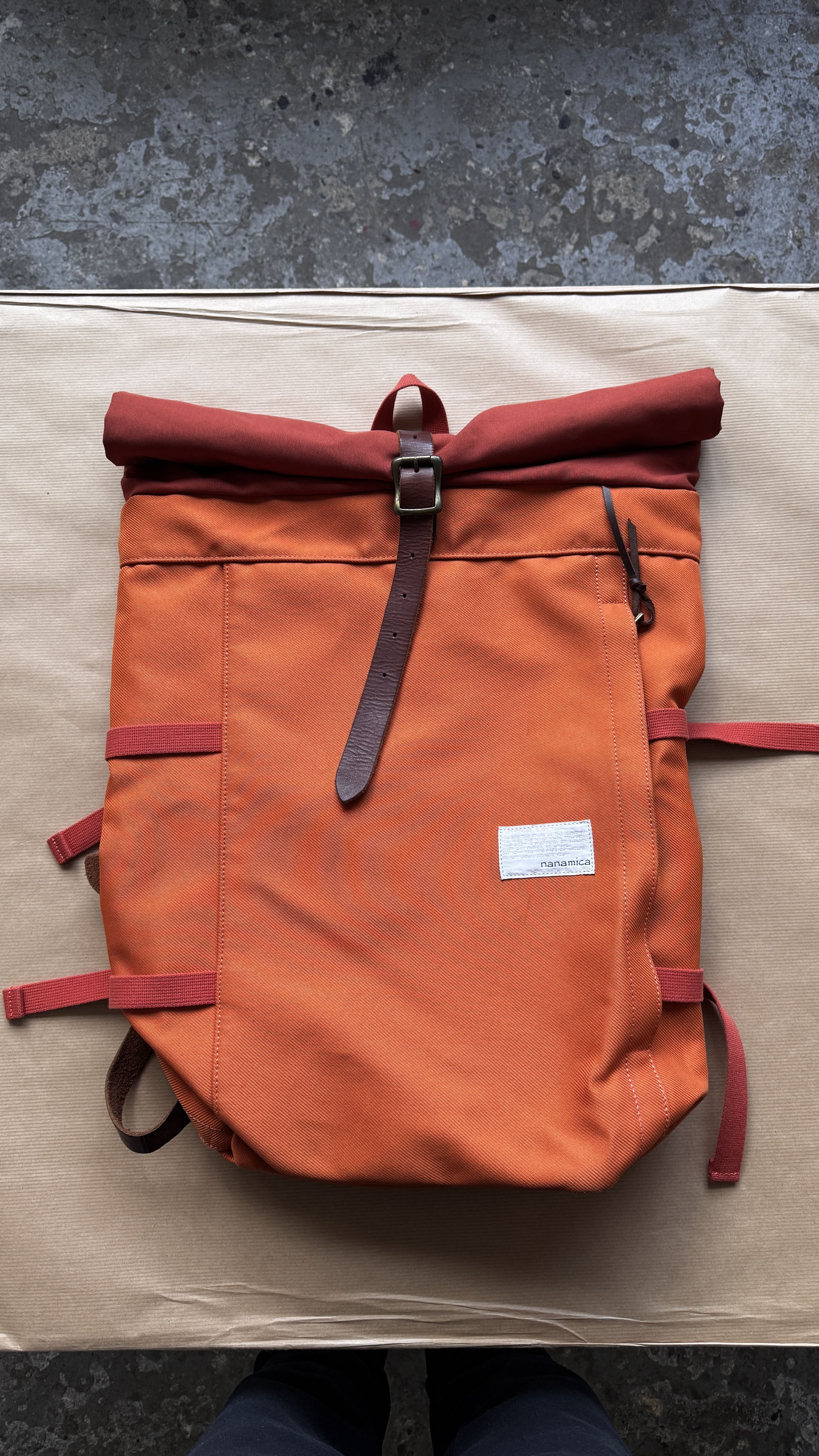 Nanamica aa . OS . COLLECTOR . CYCLING PACK . CORDURA . MADE IN 