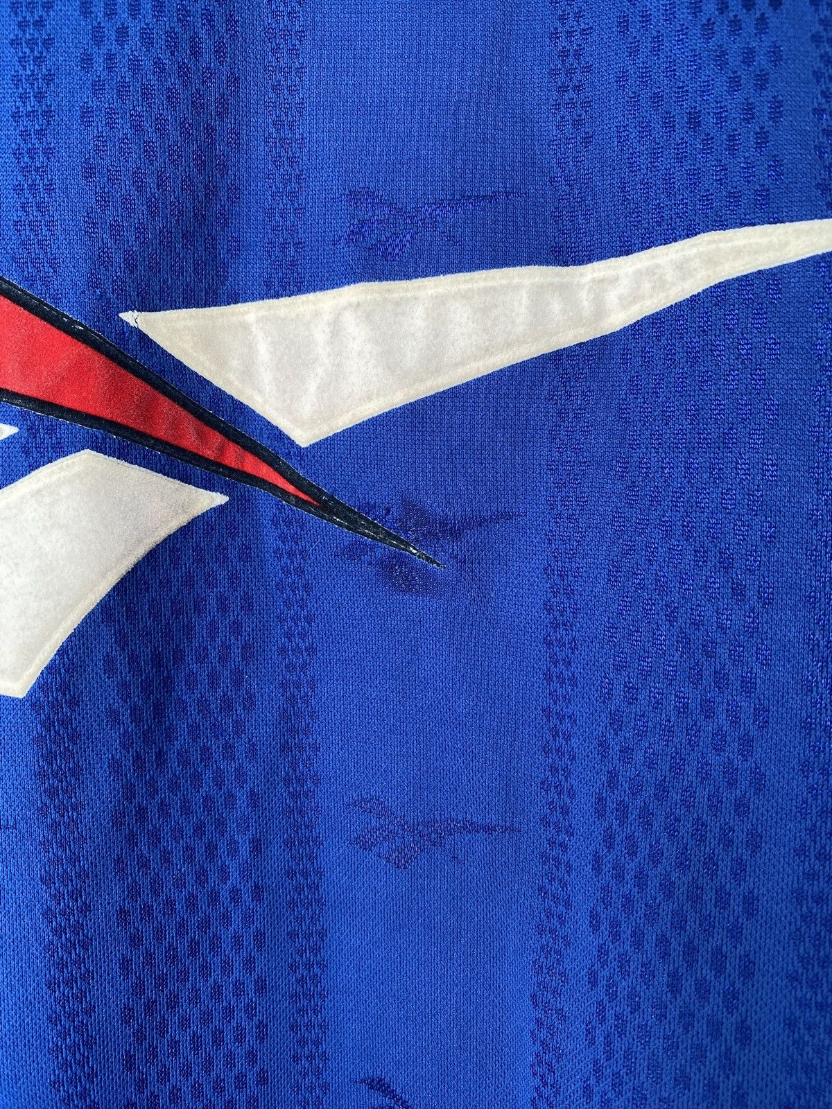 Reebok Vintage Reebok Blue Mesh Sports Jersey Shirt Size L Size US L / EU 52-54 / 3 - 3 Thumbnail