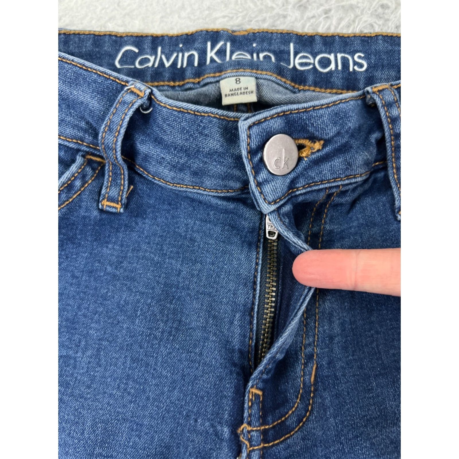 Lucky Brand Lucky Brand Women's Skinny Jeans 8 Blue Denim Cotton Blend Low Rise Stretch Pockets 25 Inseam Size 30" / US 8 / IT 44 - 5 Thumbnail