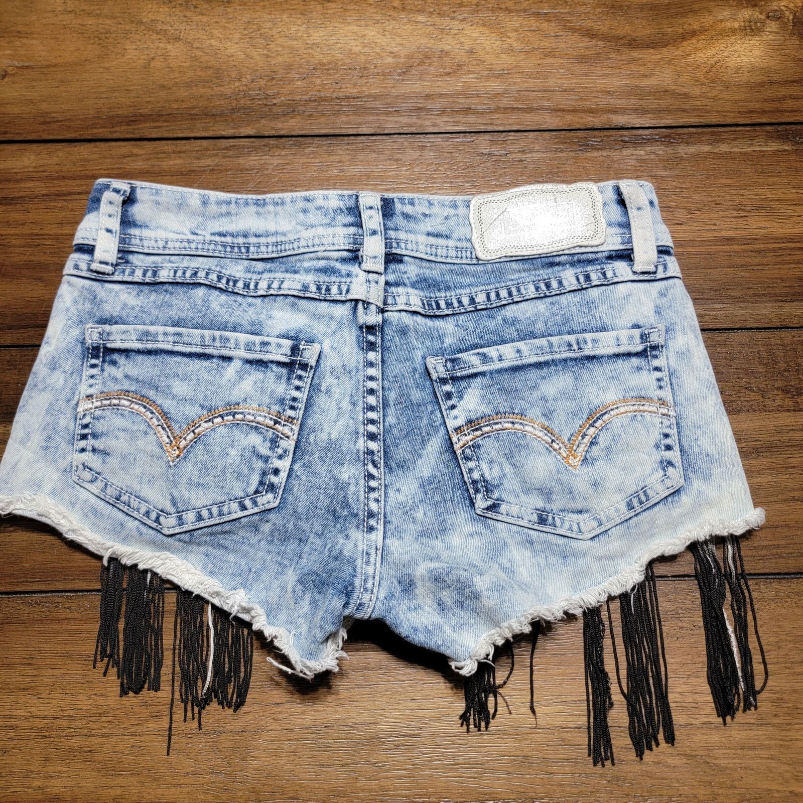 Other Shyanne Cut-Off Shorts w/ Tassels on Front Pockets - Size 25 Size 27" / US 4 / IT 40 - 2 Thumbnail