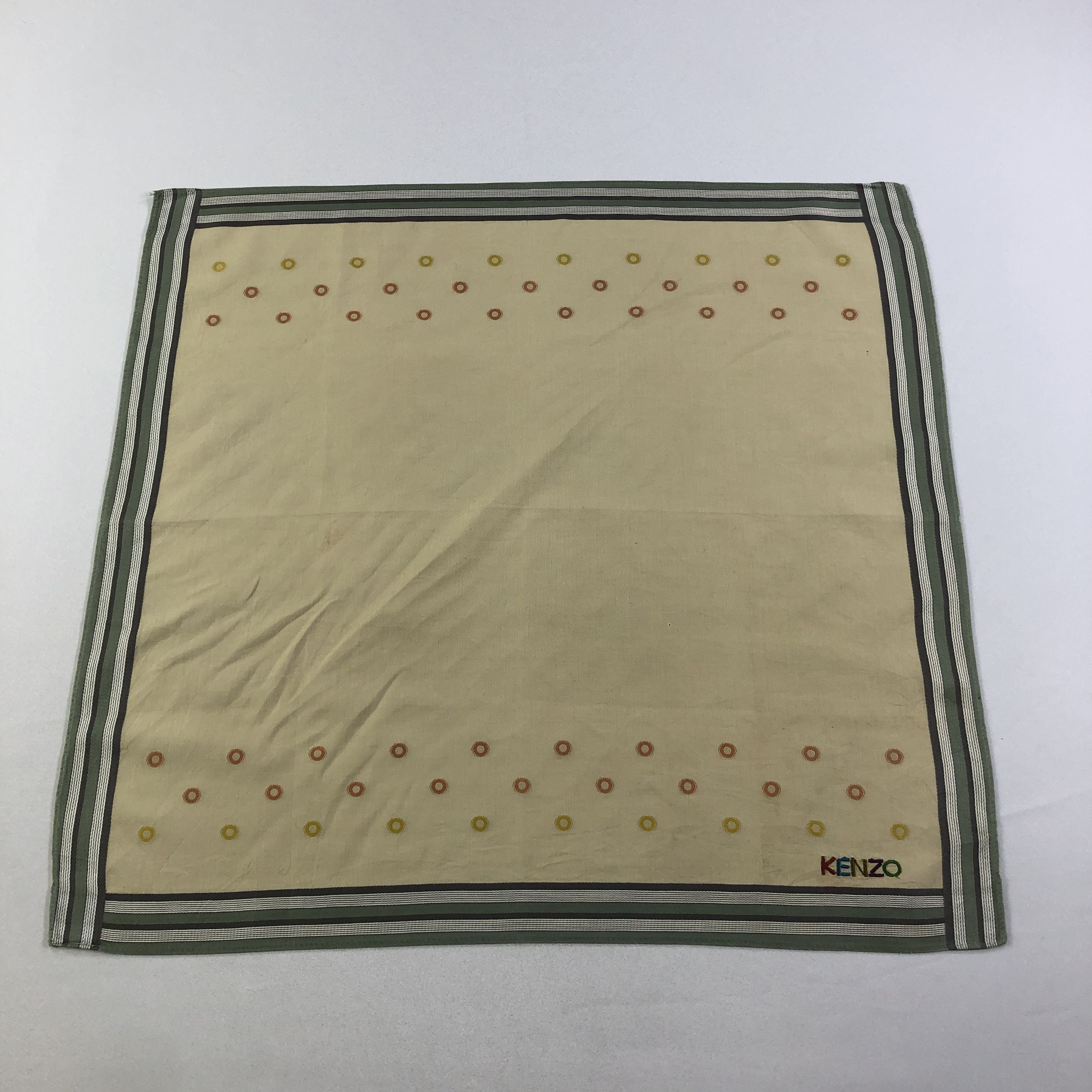 Kenzo Kenzo Handkerchief Neckerchief Bandana H2128 Size ONE SIZE - 1 Thumbnail