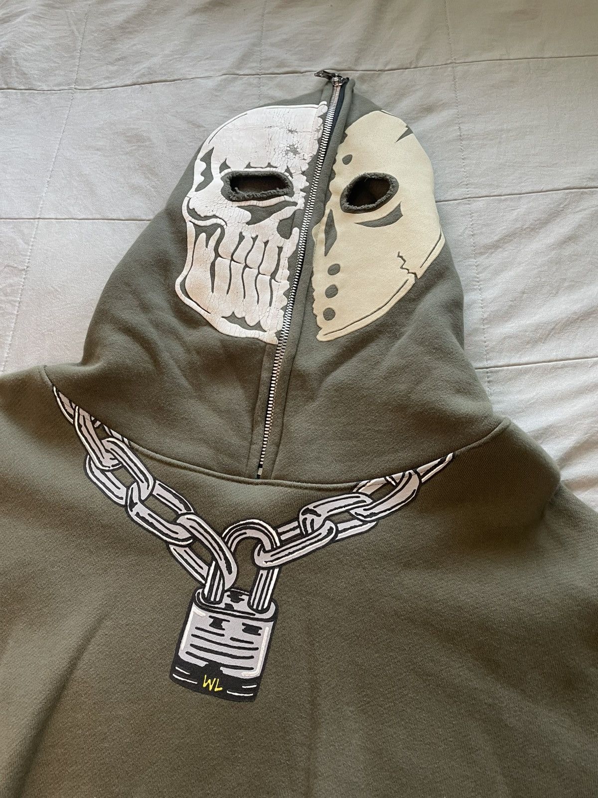 Warren Lotas Warren Lotas Lock Chain Jason full mask zip up hoodie Size US XXL / EU 58 / 5 - 2 Thumbnail