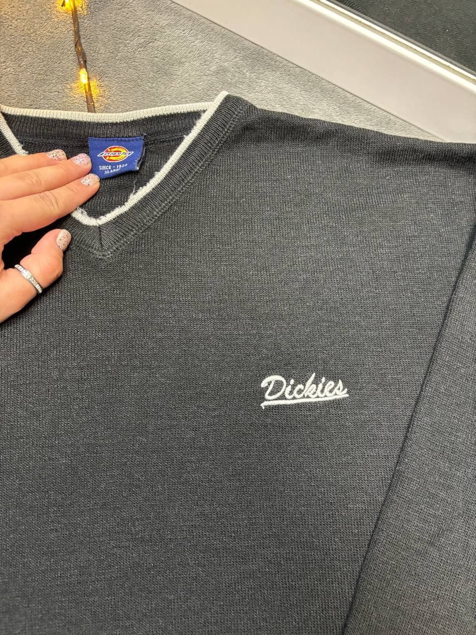Dickies × Vintage Vintage Y2K DICKIES GRAPHITE RIBBED KNIT SWEATER Size US XL / EU 56 / 4 - 2 Thumbnail