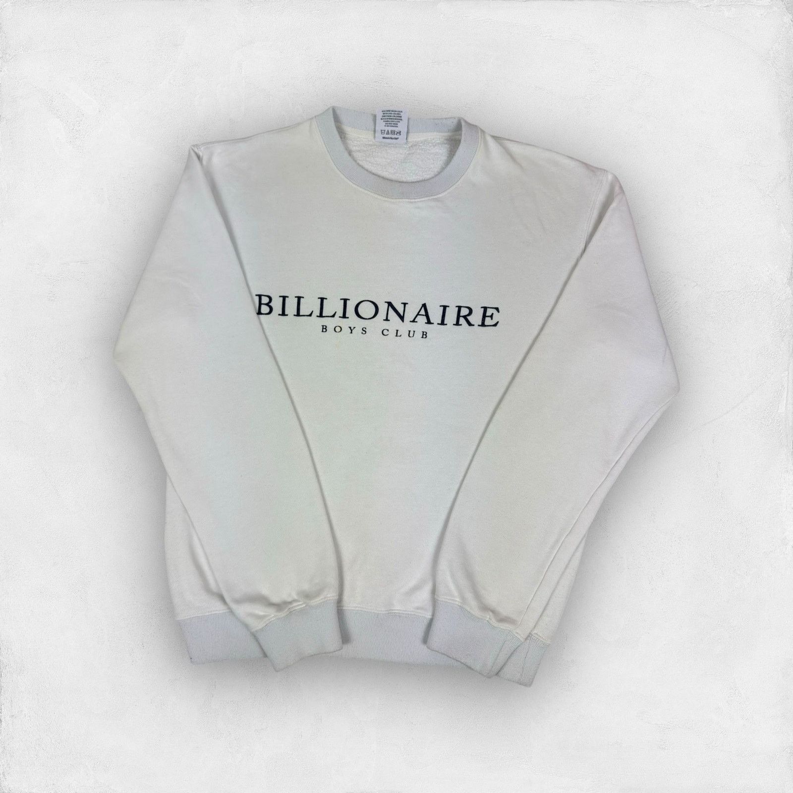 Billionaire Boys Club Billionaire Boys Club Men White Cotton Pullover Sweatshirt S Size US S / EU 44-46 / 1 - 1 Thumbnail