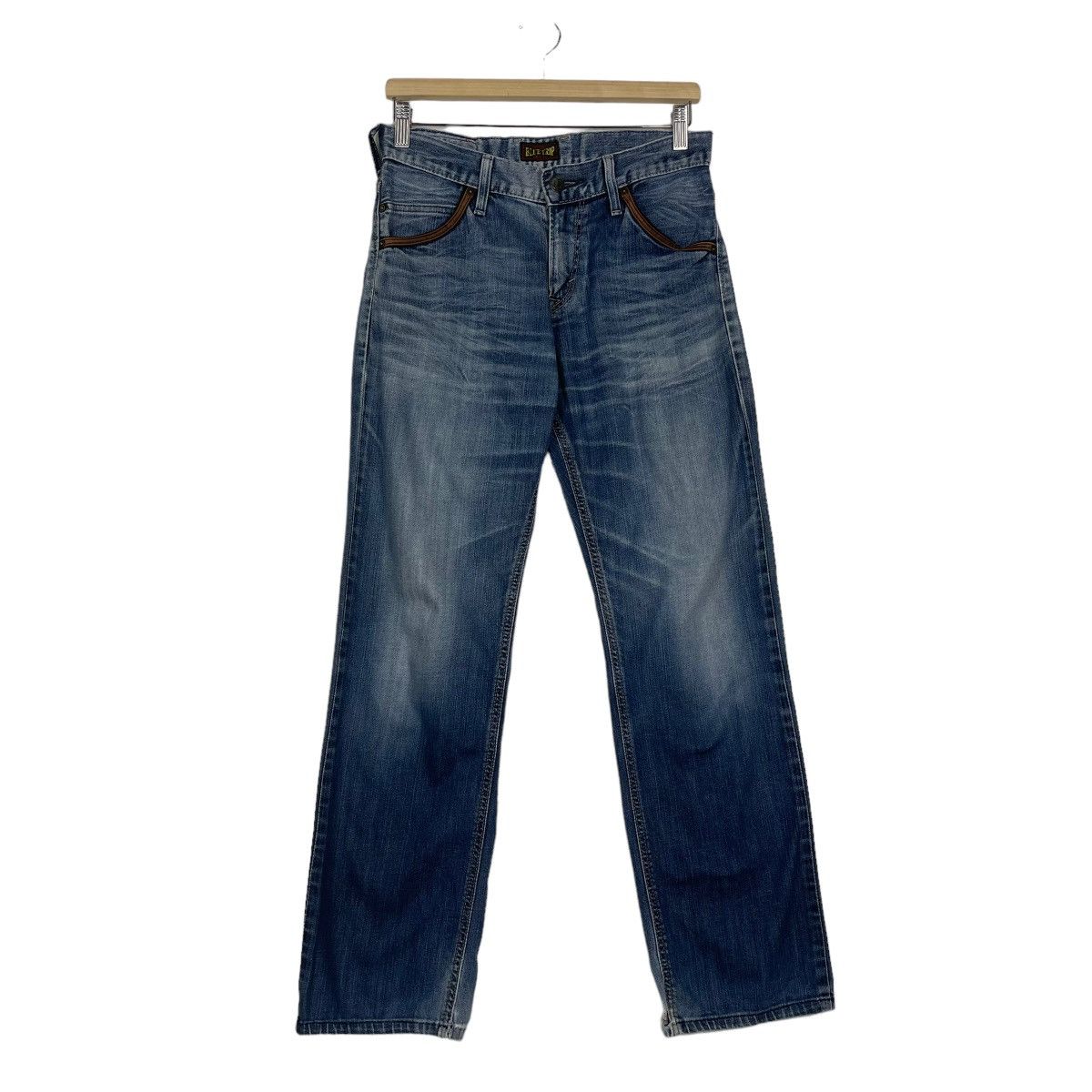 Edwin RIOT🔥30x30 Edwin Blue Trip Flare Denim Nice Colour Size US 30 / EU 46 - 2 Thumbnail
