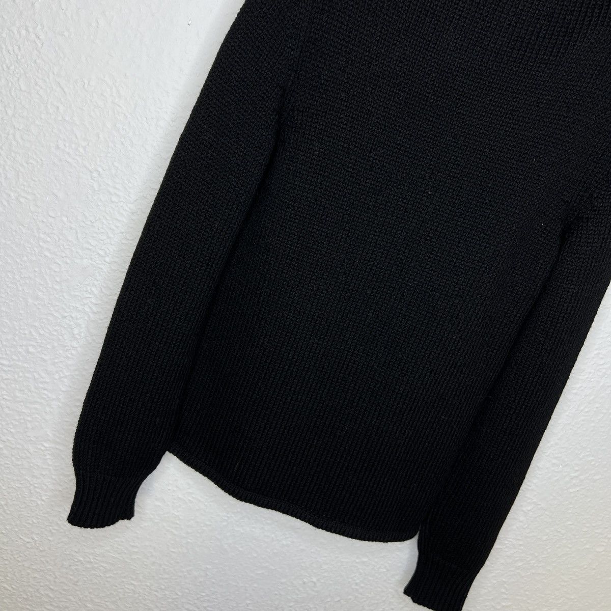 Prada Prada Sweater Knitwear Turtleneck Black Wool Nylon Size M / US 6-8 / IT 42-44 - 10 Thumbnail