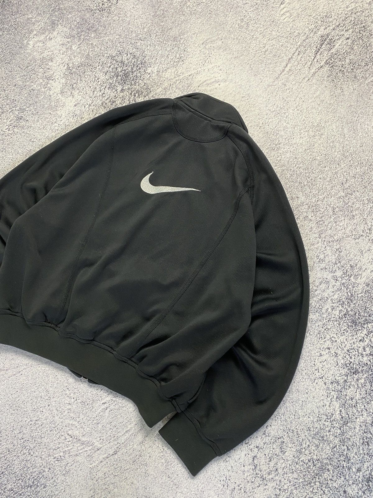 Nike Vintage Y2K Nike Drill Big Swoosh Track Jacket 90’s Size L / US 10 / IT 46 - 9 Thumbnail