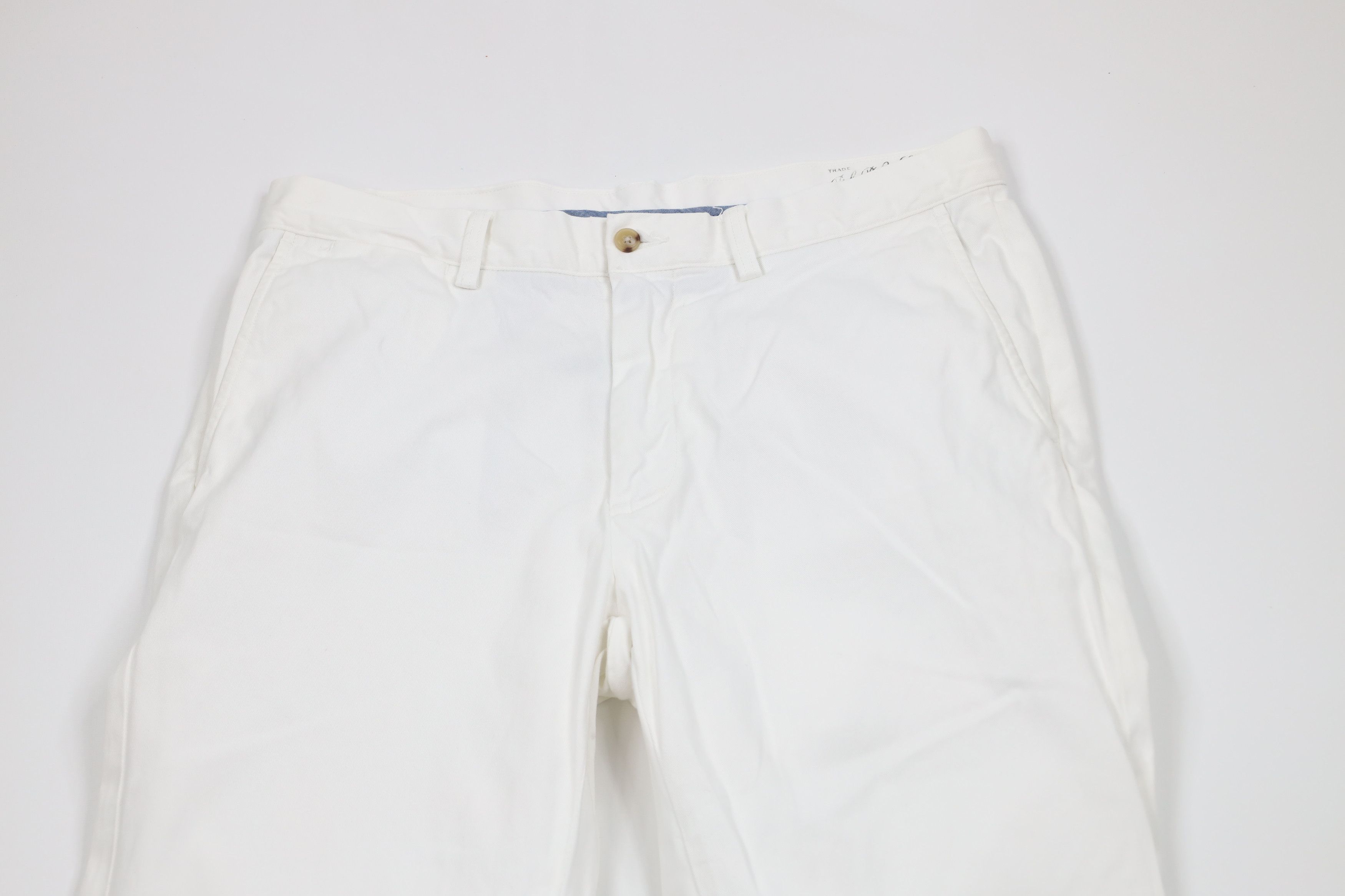 Ralph Lauren × Vintage Vintage Ralph Lauren Classic Fit Chino Pants White Cotton Size US 33 - 2 Thumbnail