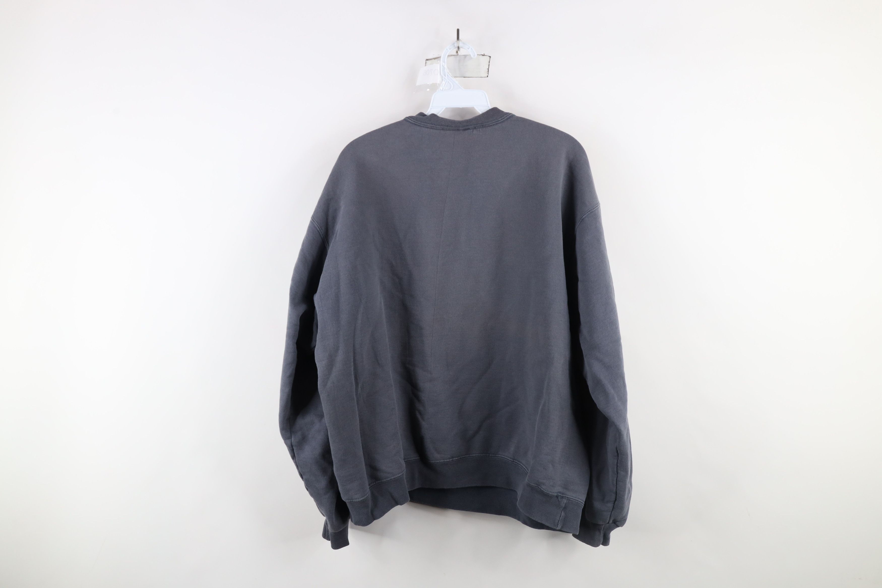 Champion × Vintage Vintage 90s Champion Crewneck Sweatshirt Steel Blue Size US L / EU 52-54 / 3 - 11 Thumbnail