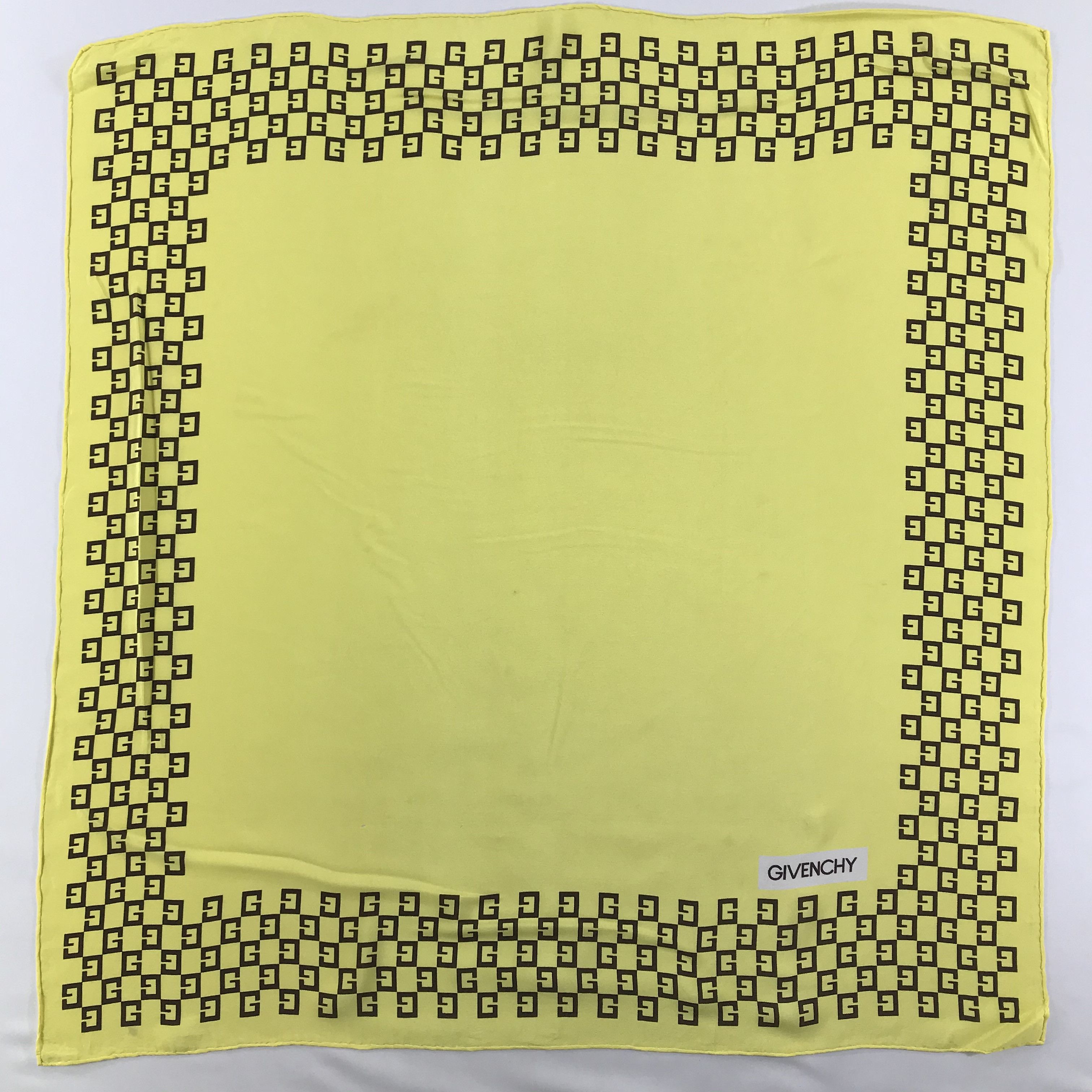 Vintage Vintage Givenchy Silk Scarf Size ONE SIZE - 2 Thumbnail