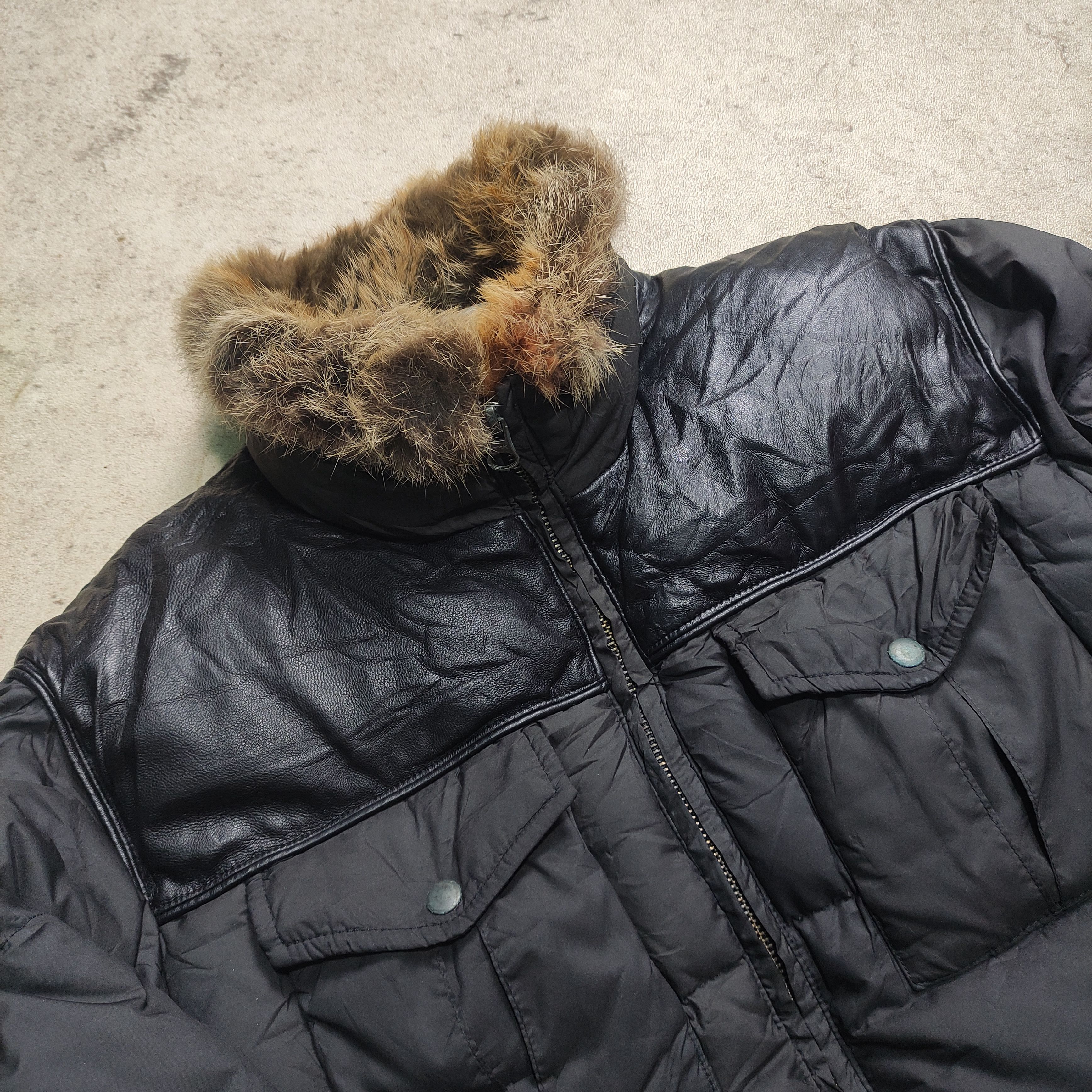 If Six Was Nine Journal Standard Puffer Down Fur Jacket Vkei - 2000s Size US M / EU 48-50 / 2 - 7 Thumbnail