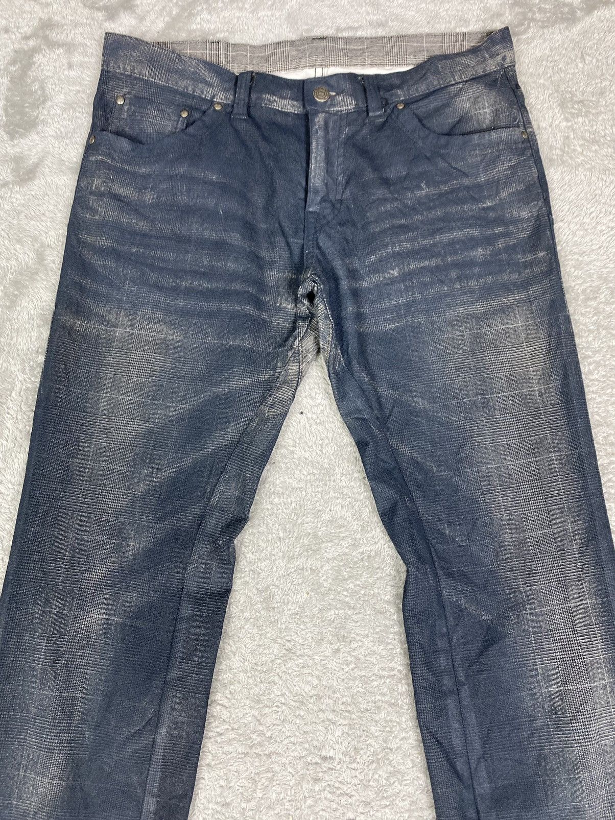 Tornado Mart Tornado Mart Shadow Plaid Pants. S0283 Size US 32 / EU 48 - 3 Thumbnail