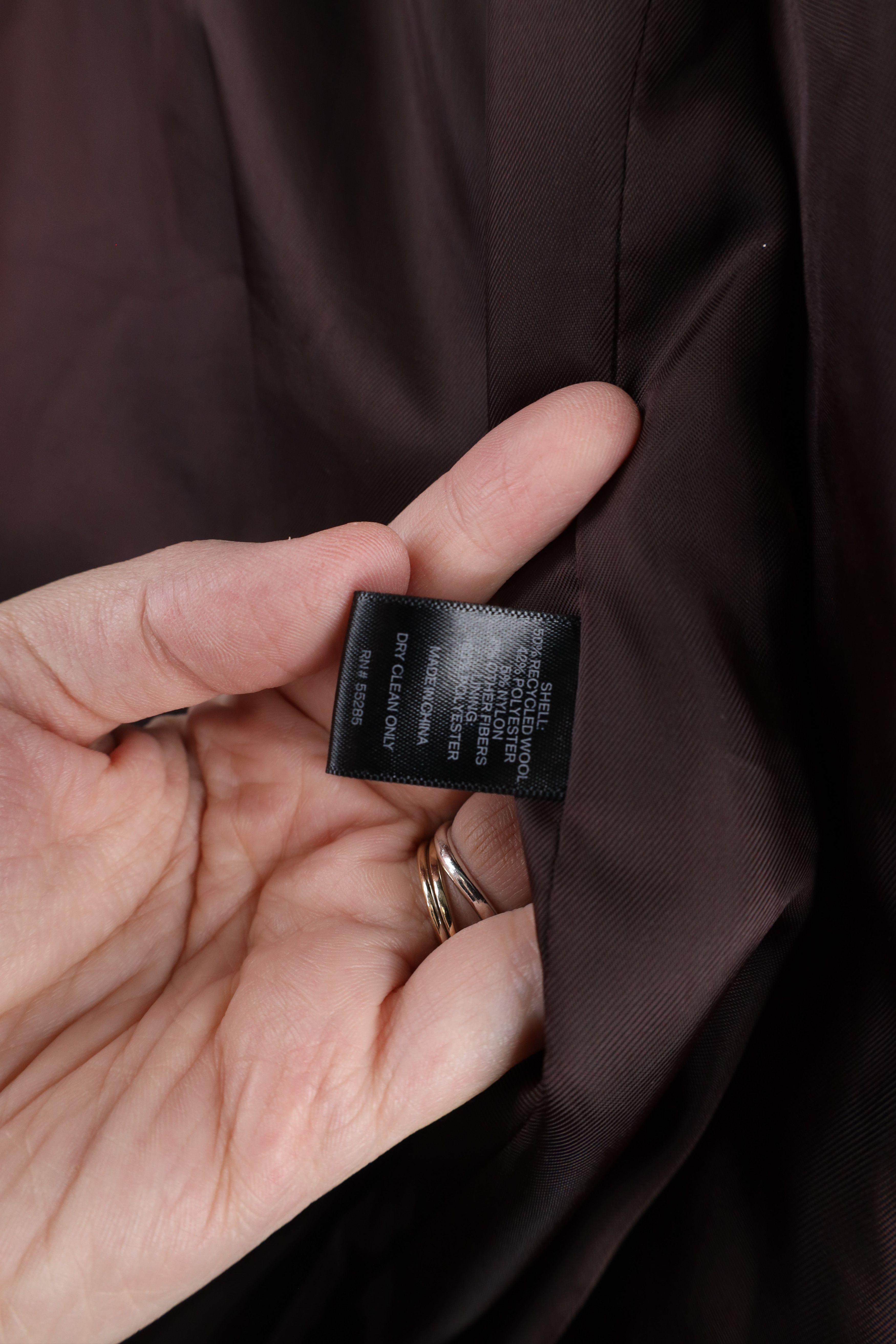 Express × Vintage Express Herringbone Full Zip Overcoat Trench Jacket Gray Size US L / EU 52-54 / 3 - 12 Thumbnail