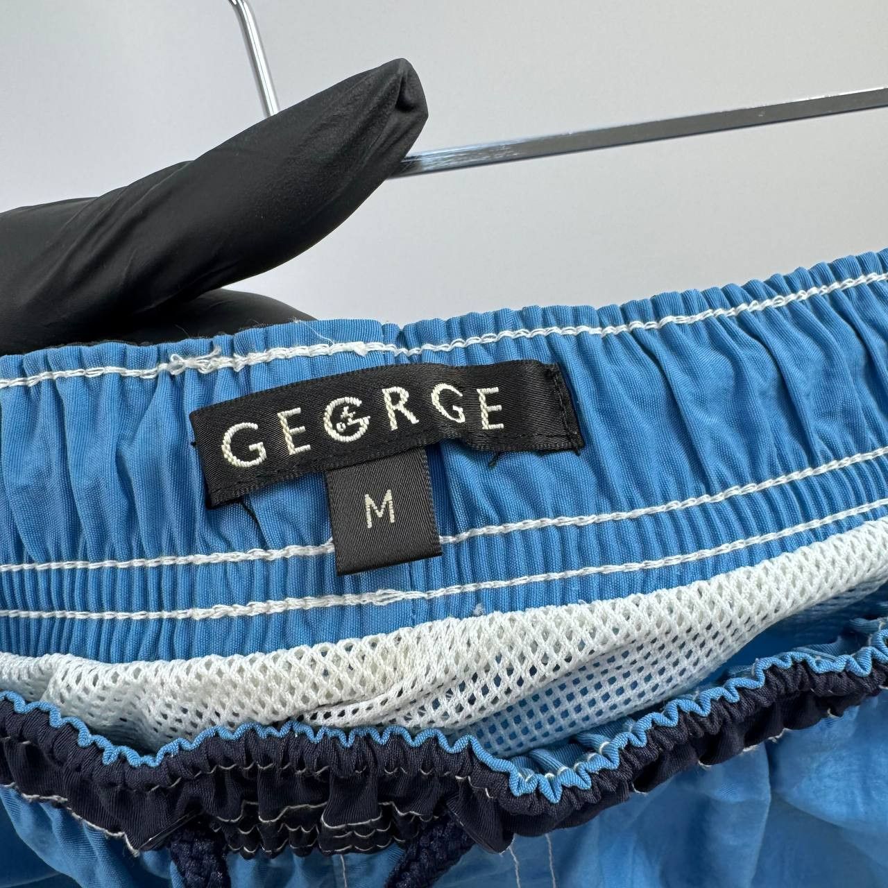 Other George Men Swim Shorts Blue Navy Shorts Beach Summer Size M Size US 32 / EU 48 - 3 Thumbnail