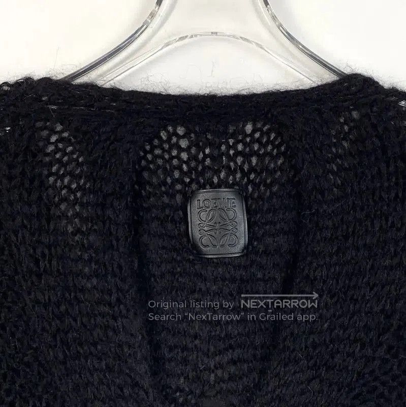 Loewe Loewe Black Mohair Women's Cardigan . Size S / US 4 / IT 40 - 5 Thumbnail