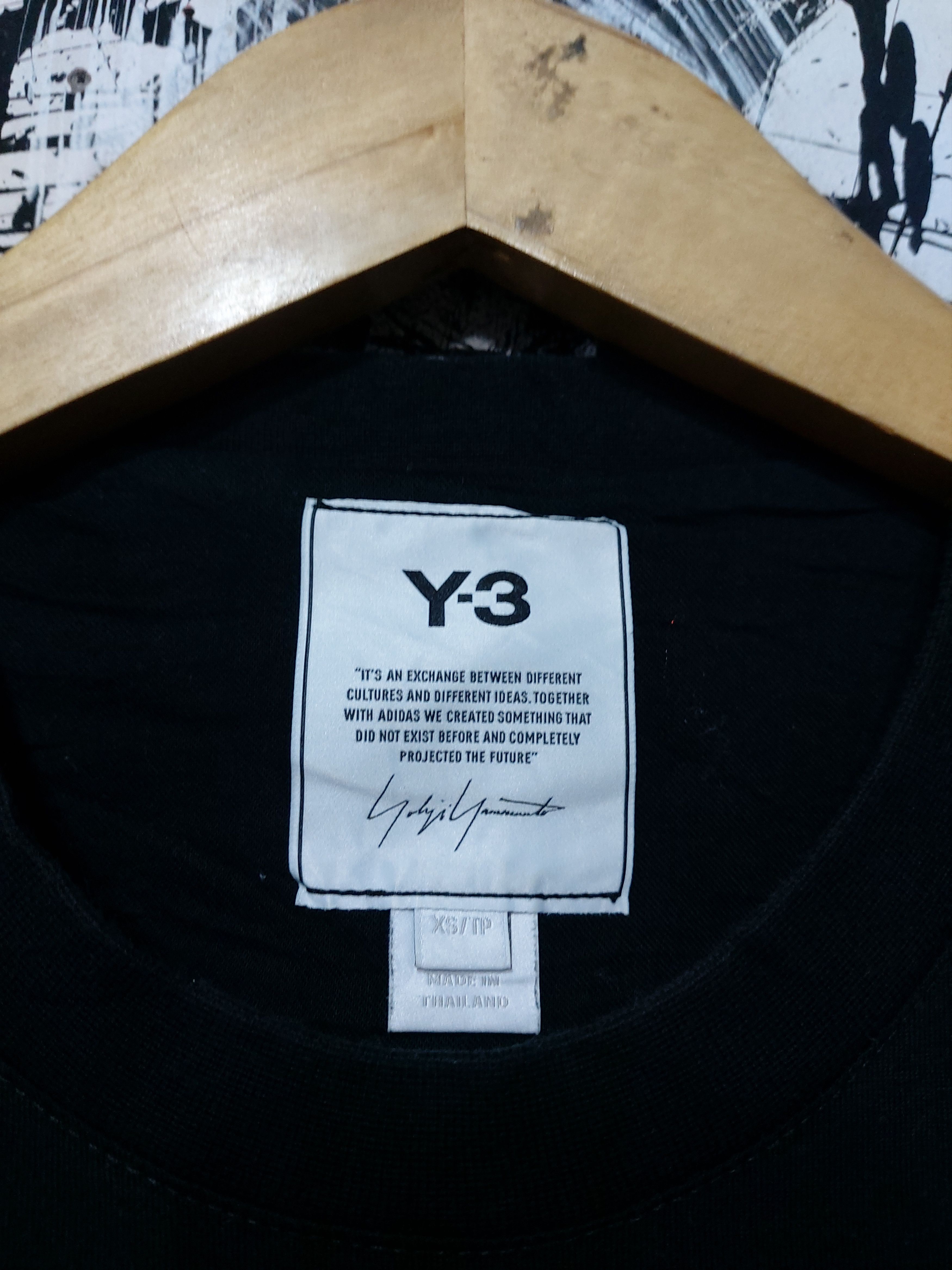 Adidas × Y-3 YOHJI YAMAMOTO X ADIDAS Y-3 LOGO LONGSLEVEE Size US M / EU 48-50 / 2 - 4 Thumbnail