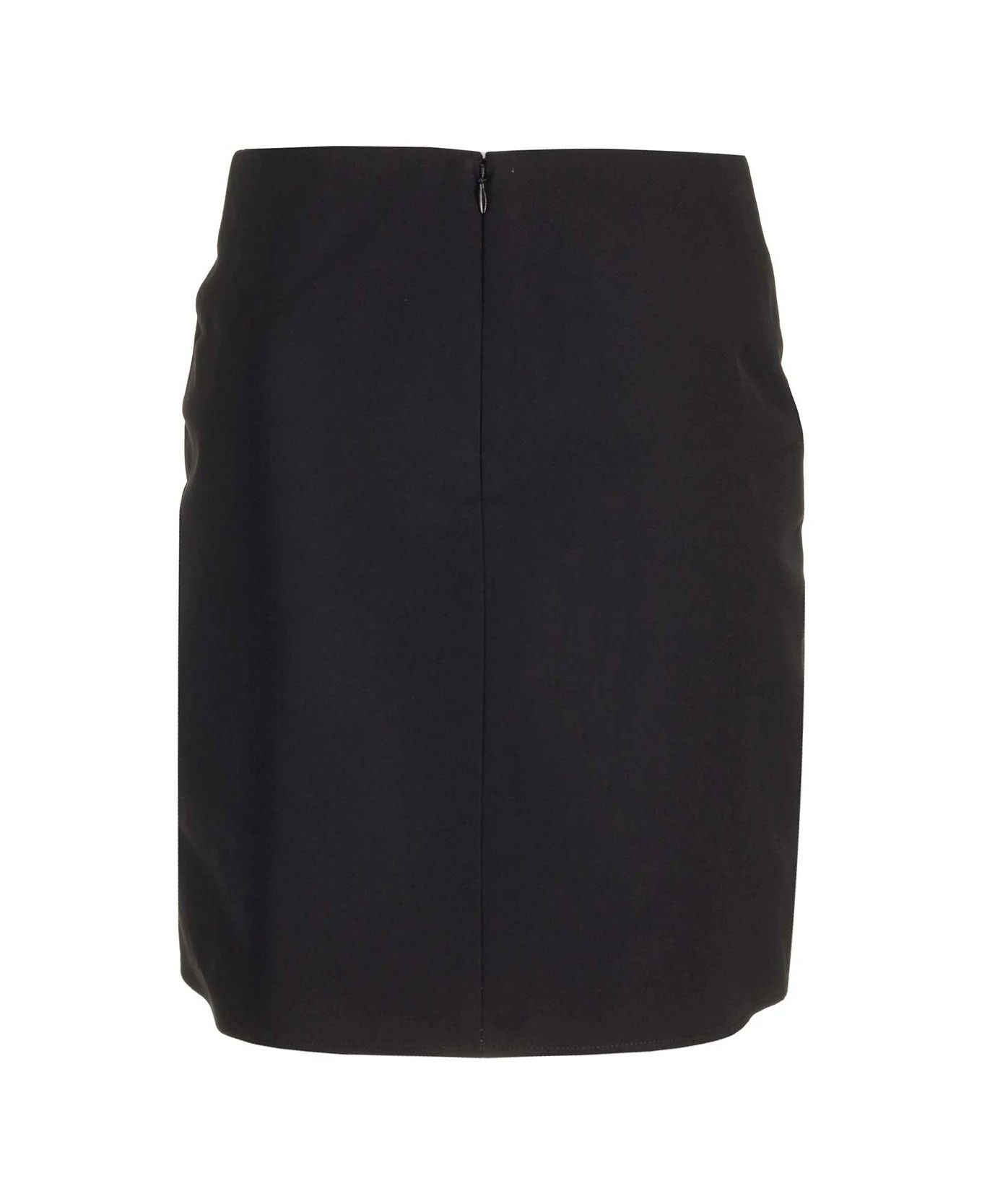 Off-White o1y1225 Mini Skirt in Black Size 27" / US 4 / IT 40 - 2 Thumbnail