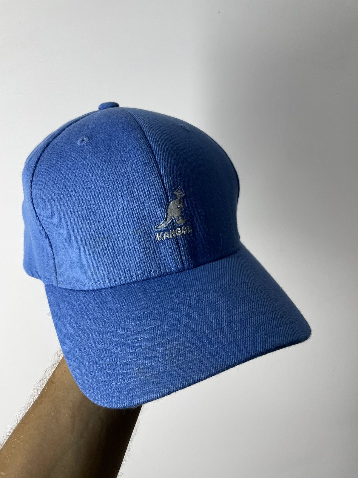 Kangol Vintage Blue Kangol Flexfit cap Size ONE SIZE - 2 Thumbnail