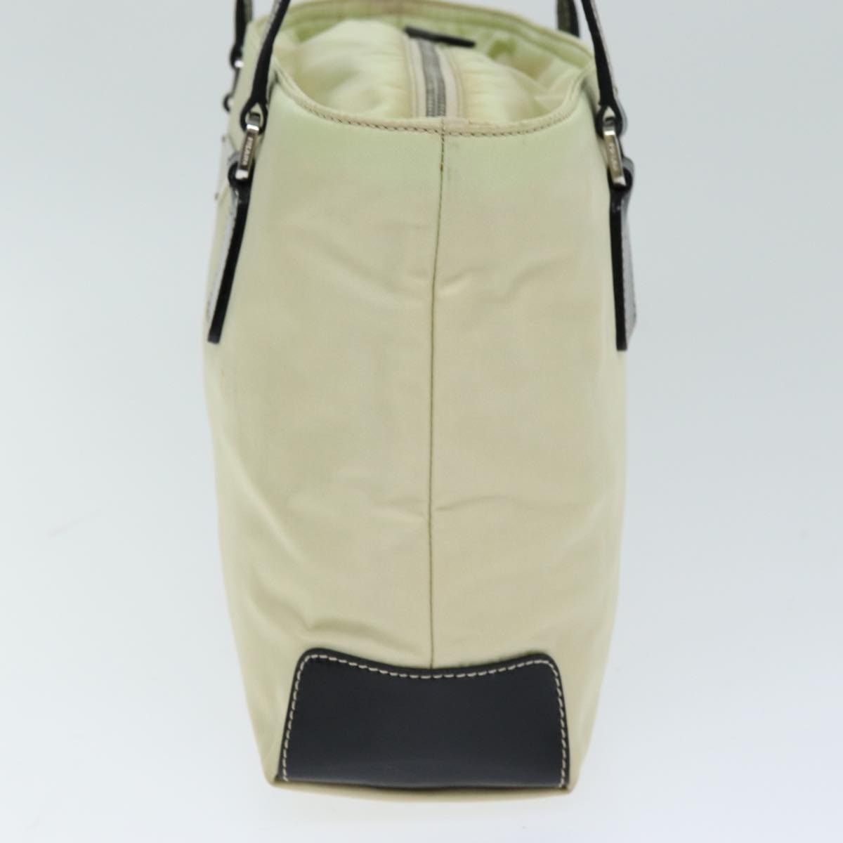 Prada PRADA Hand Bag Nylon Cream Size ONE SIZE - 4 Thumbnail