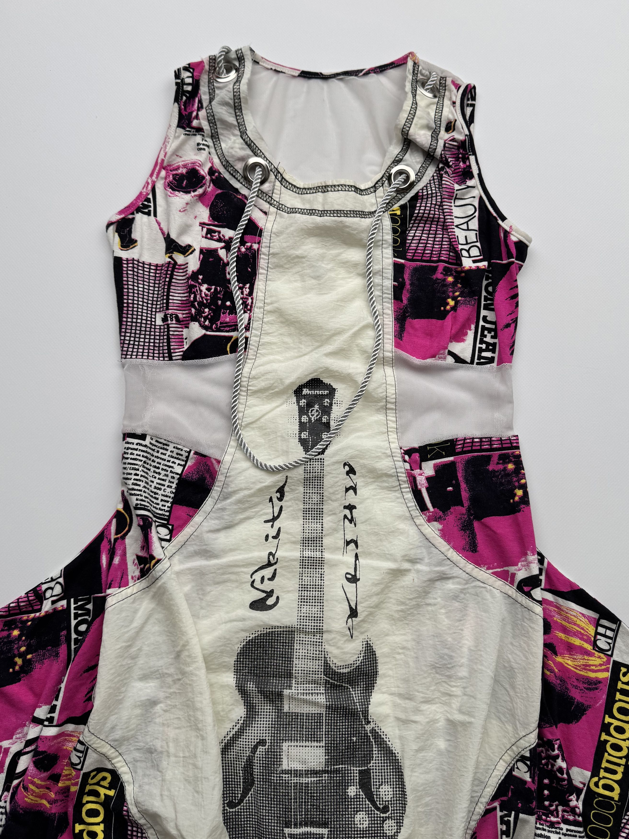 Vintage Vintage Midi Dress B247(V284)E2 Size M / US 6-8 / IT 42-44 - 2 Thumbnail